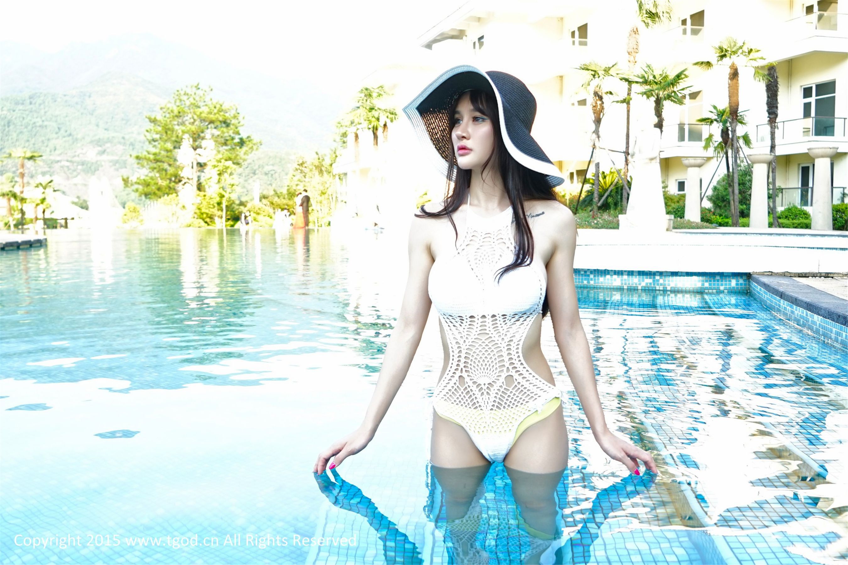 Cheryl青树《云曼旅拍》热裤+比基尼  写真集-图52