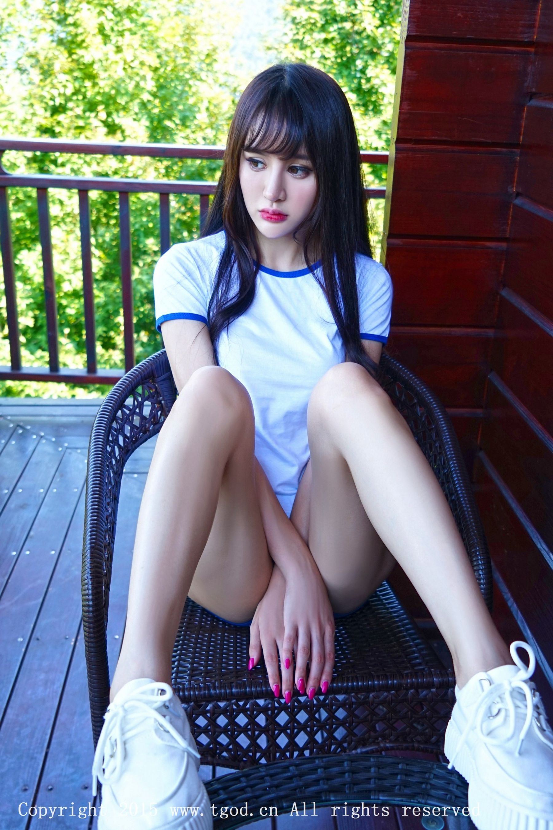 Cheryl青树《云曼旅拍》运动服美少女、性感蕾丝系列  写真集-图9