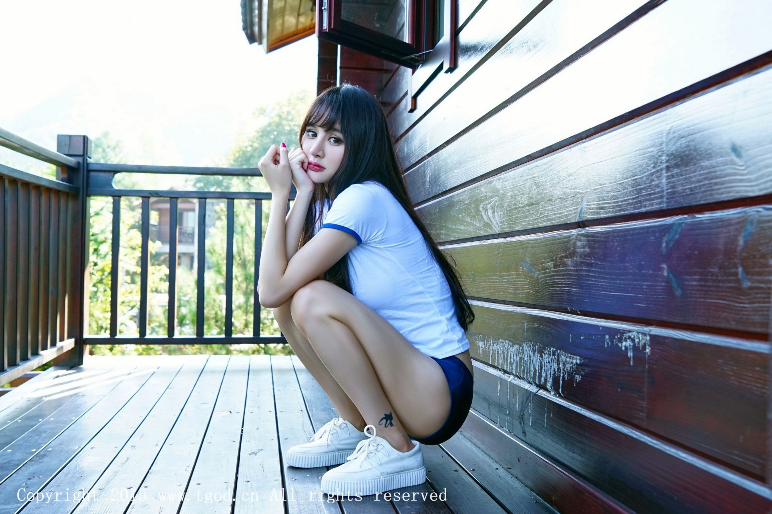 Cheryl青树《云曼旅拍》运动服美少女、性感蕾丝系列  写真集-图13