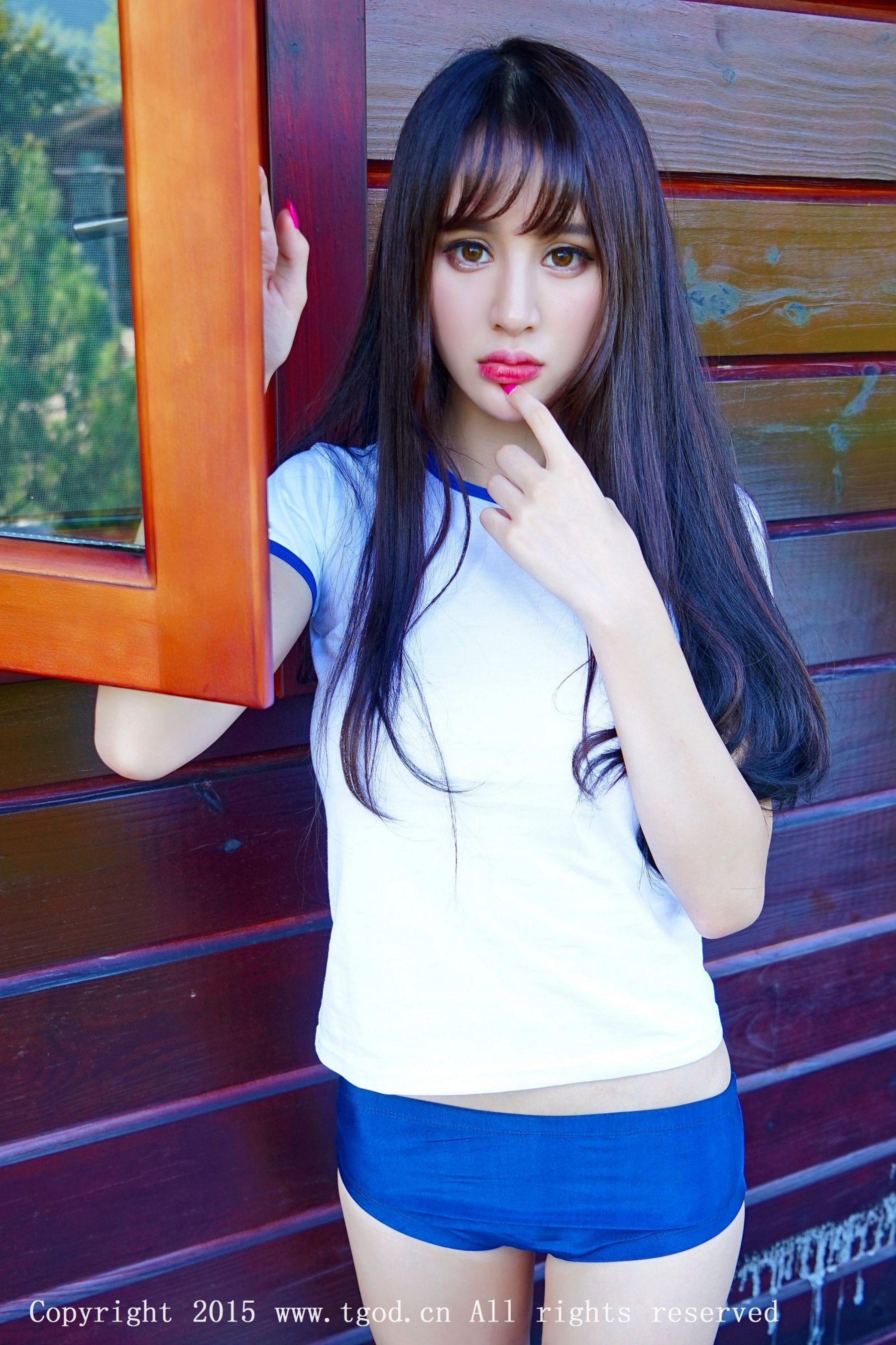 Cheryl青树《云曼旅拍》运动服美少女、性感蕾丝系列  写真集-图6