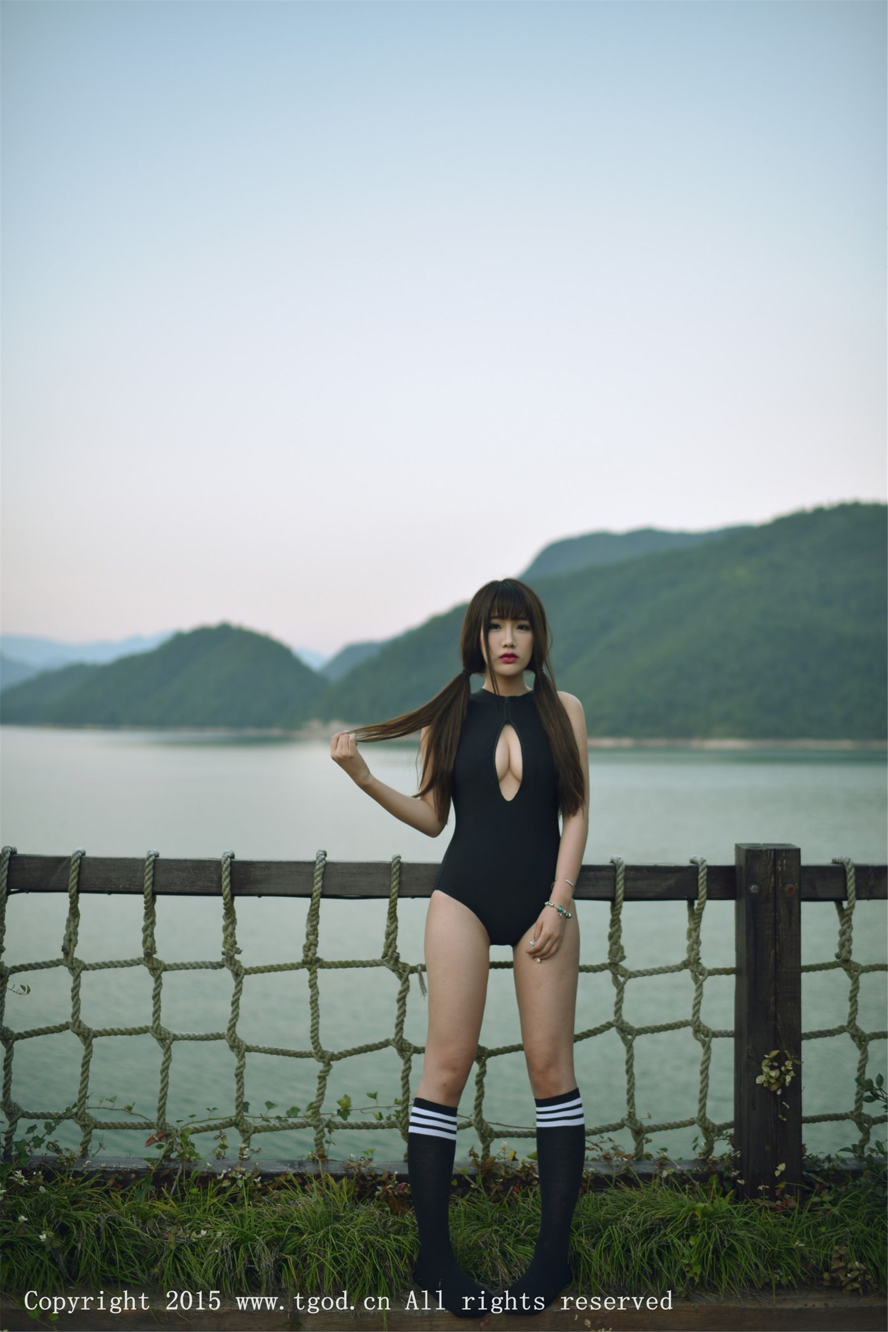 Akiki朱若慕《云曼旅拍》体操服、死库水系列  写真集-图44