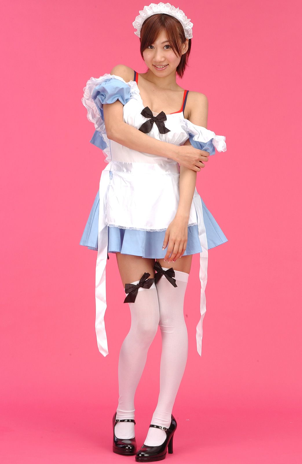 関口帆香《女仆装+内衣系列》  BWH0117-图43