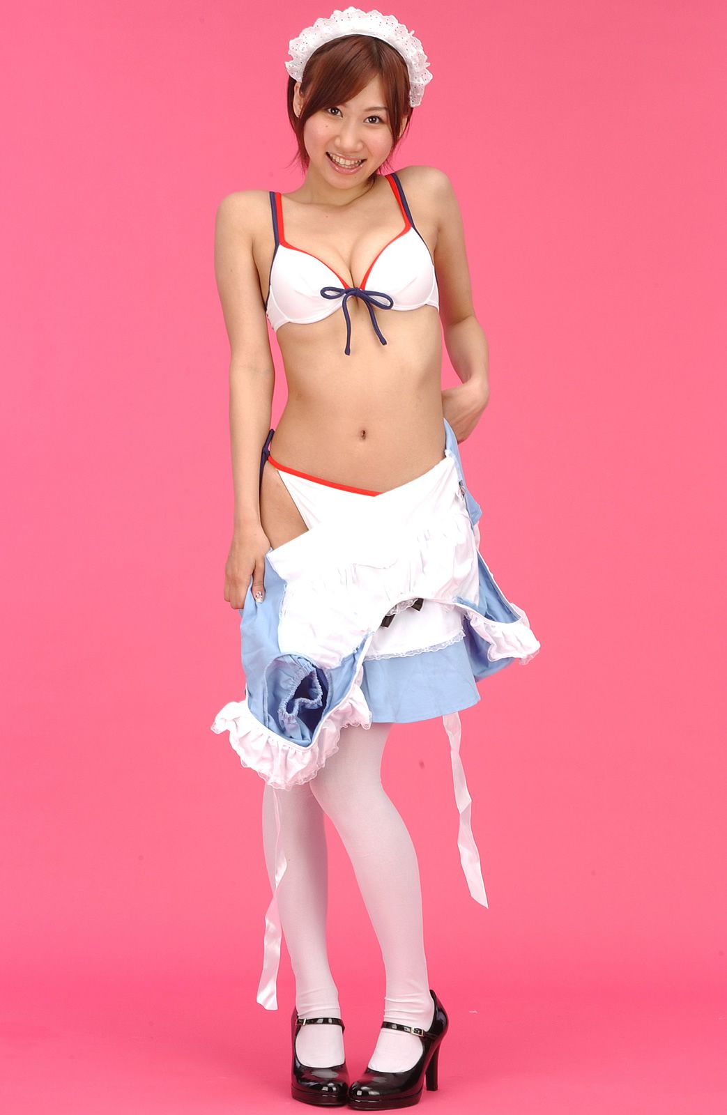 関口帆香《女仆装+内衣系列》  BWH0117-图46