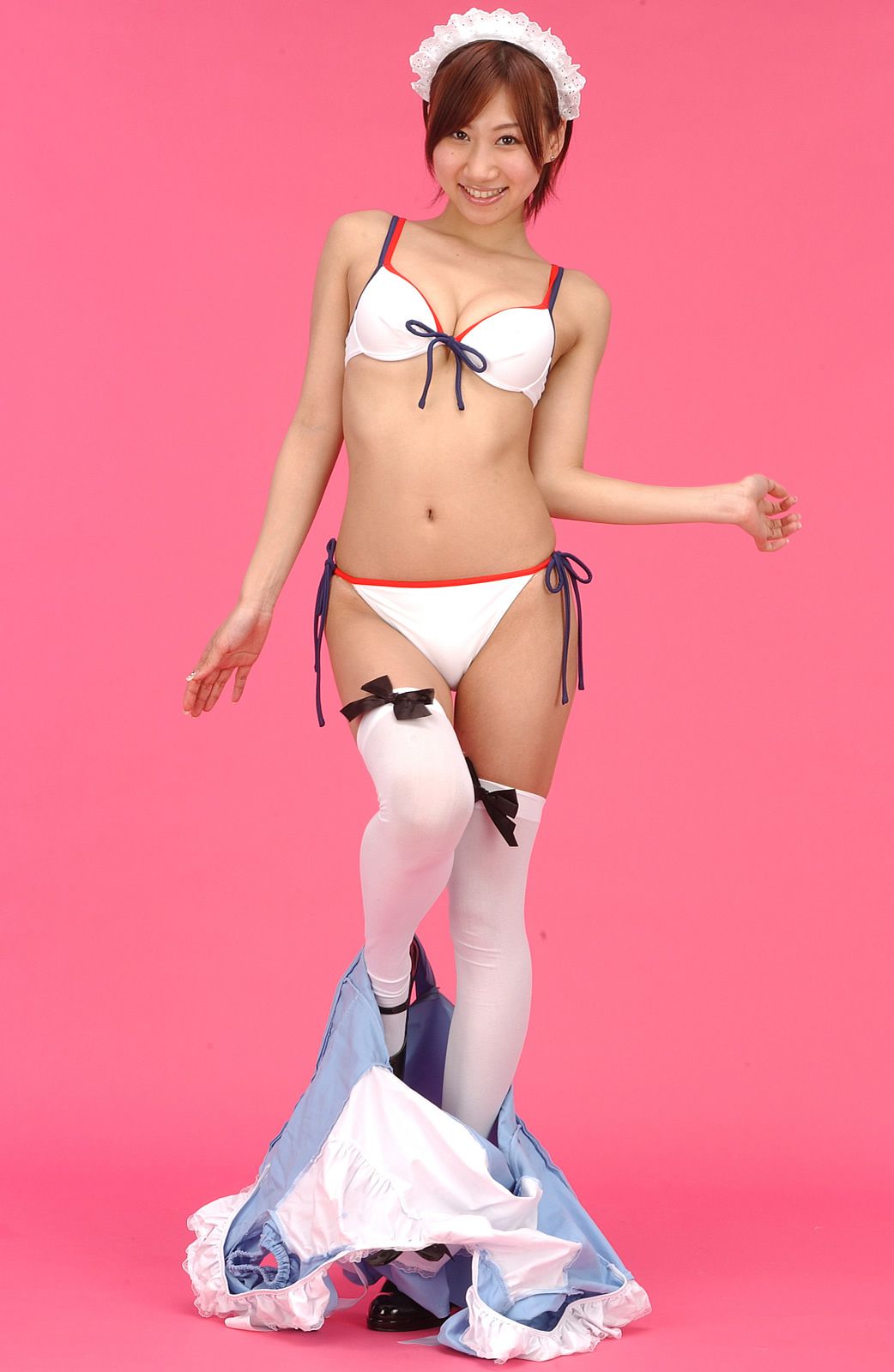 関口帆香《女仆装+内衣系列》  BWH0117-图48