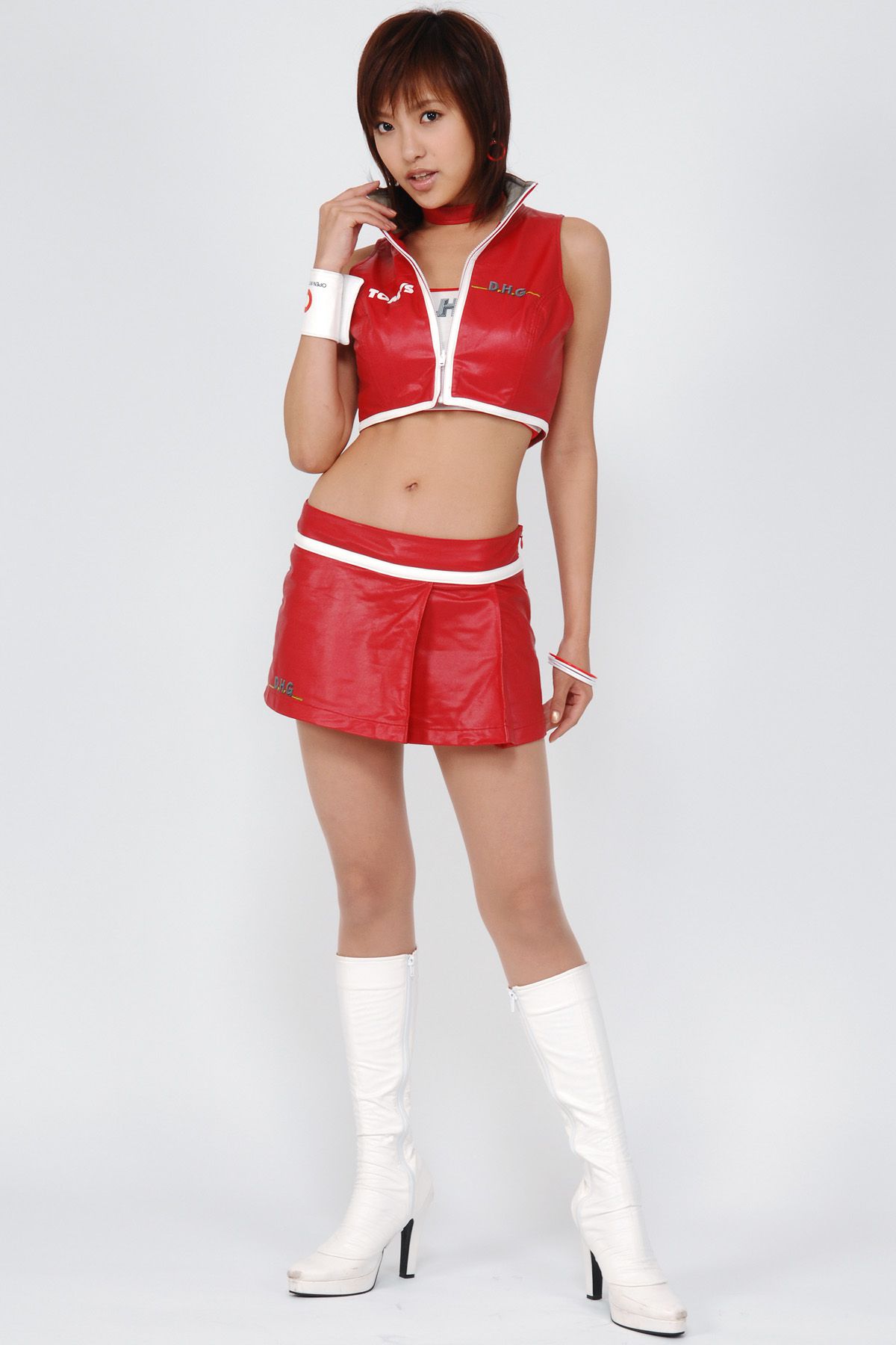 HRQ0039 中山エリサ《赛车女郎装+高叉泳装》-图0