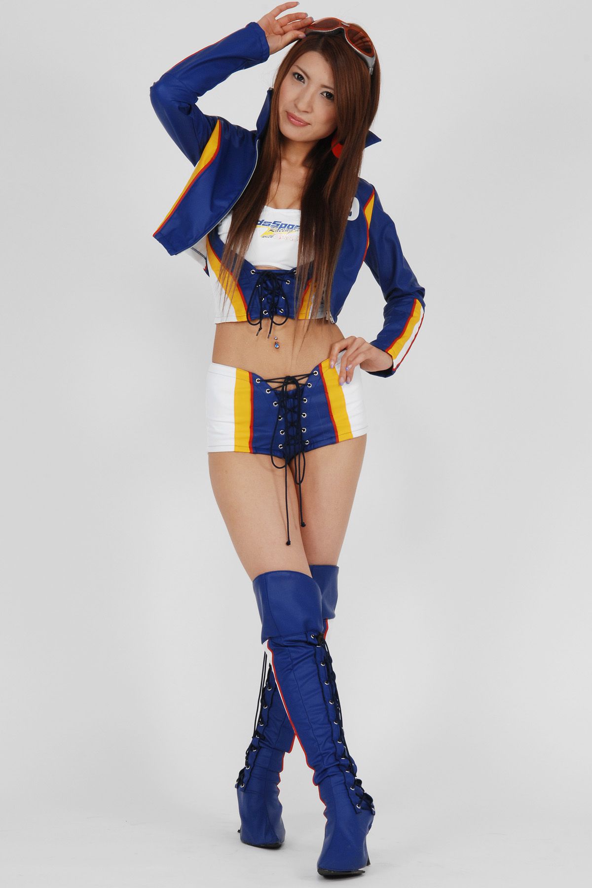 HRQ0067 高橋千咲姫《赛车女郎+高叉》-图0