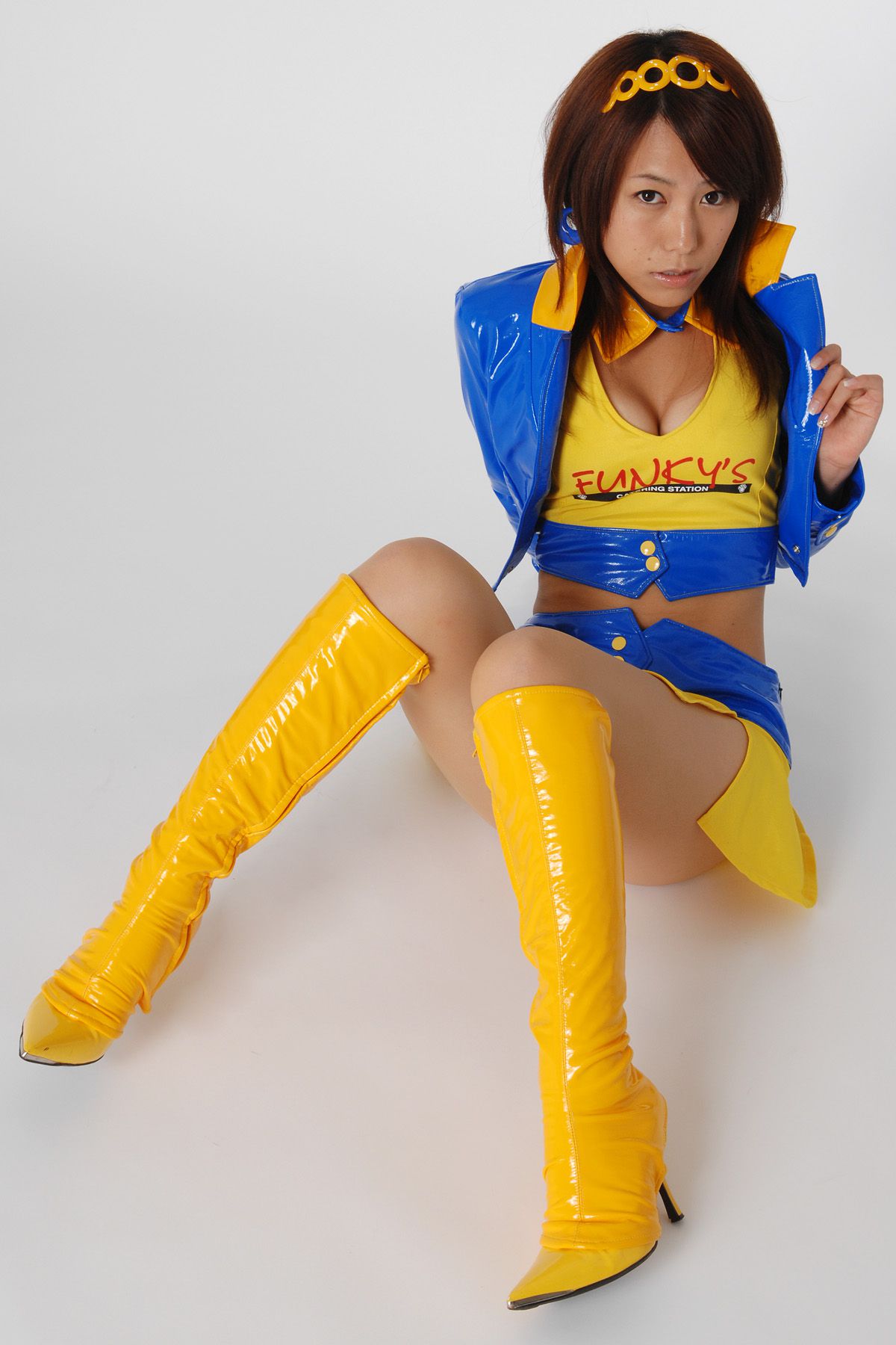 HRQ0079 柏木美里《赛车女郎+泳装高叉》-图14