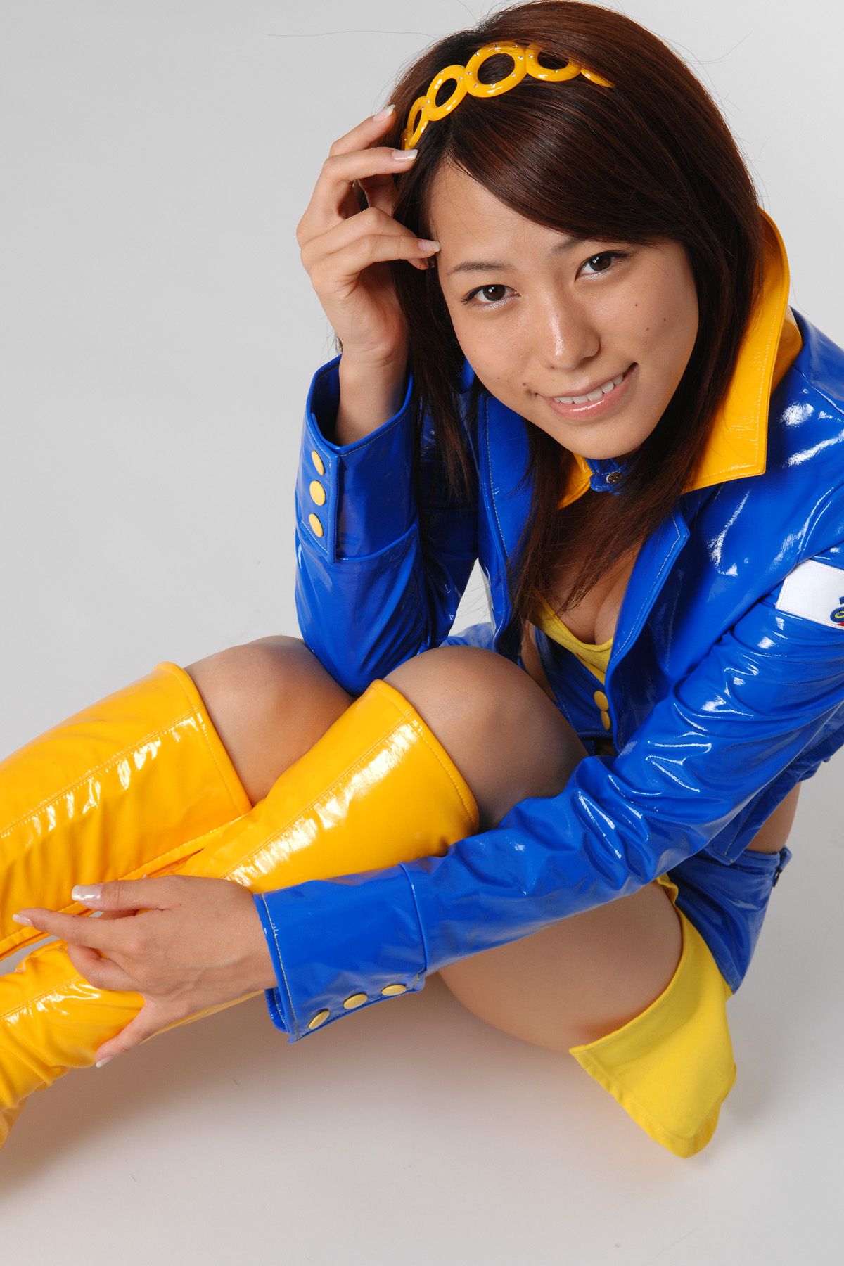 HRQ0079 柏木美里《赛车女郎+泳装高叉》-图19