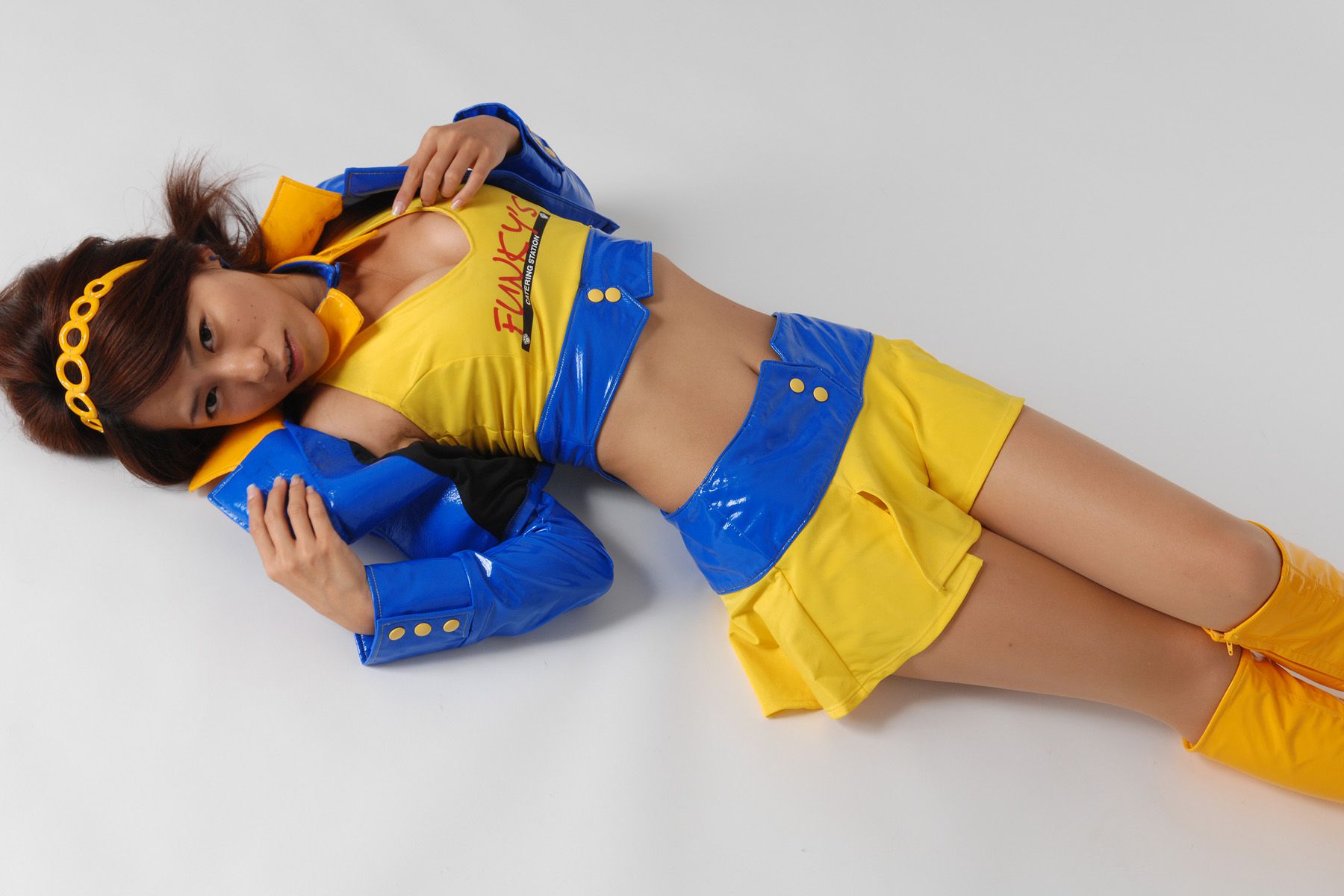 HRQ0079 柏木美里《赛车女郎+泳装高叉》-图23