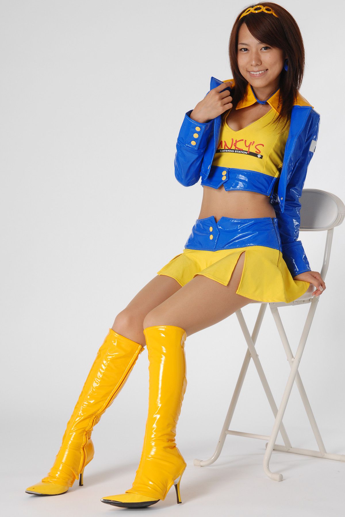 HRQ0079 柏木美里《赛车女郎+泳装高叉》-图25