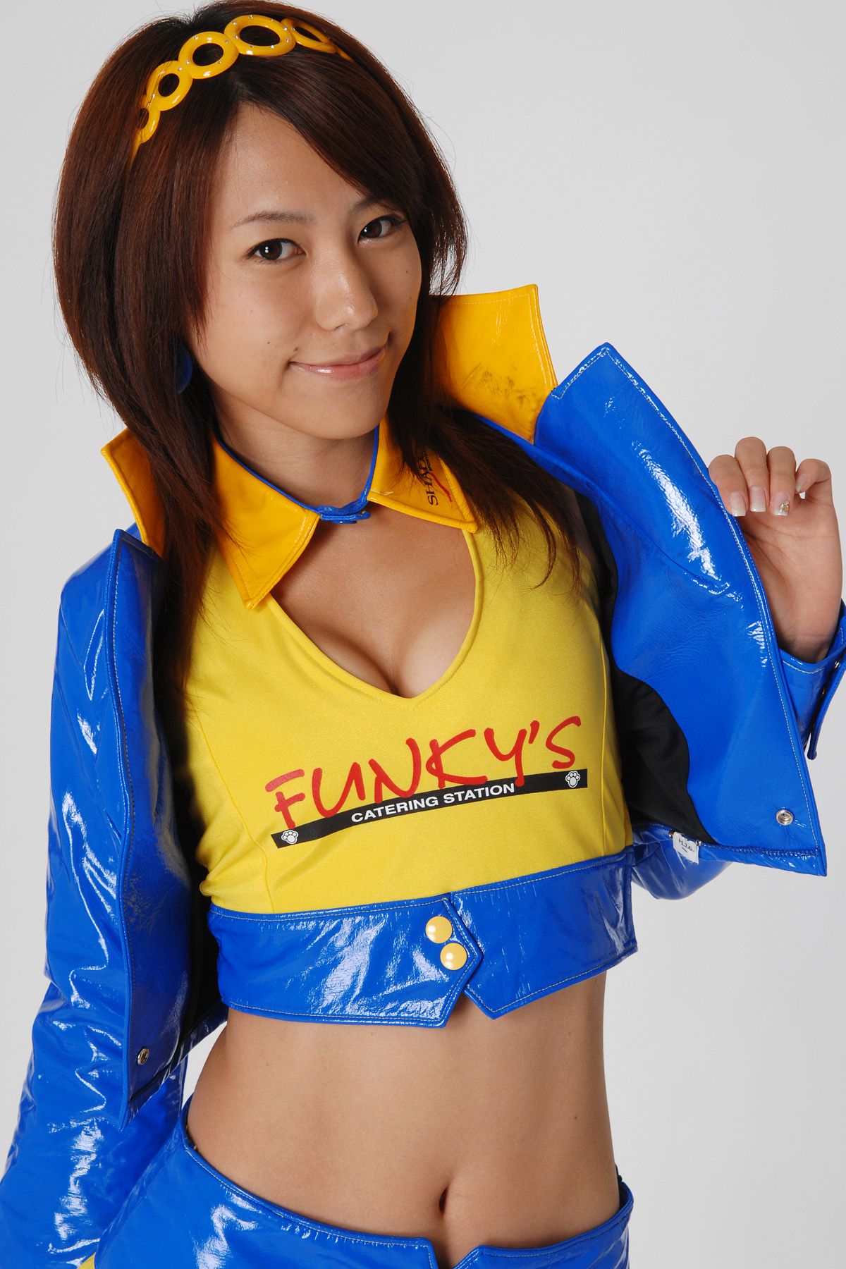 HRQ0079 柏木美里《赛车女郎+泳装高叉》-图4