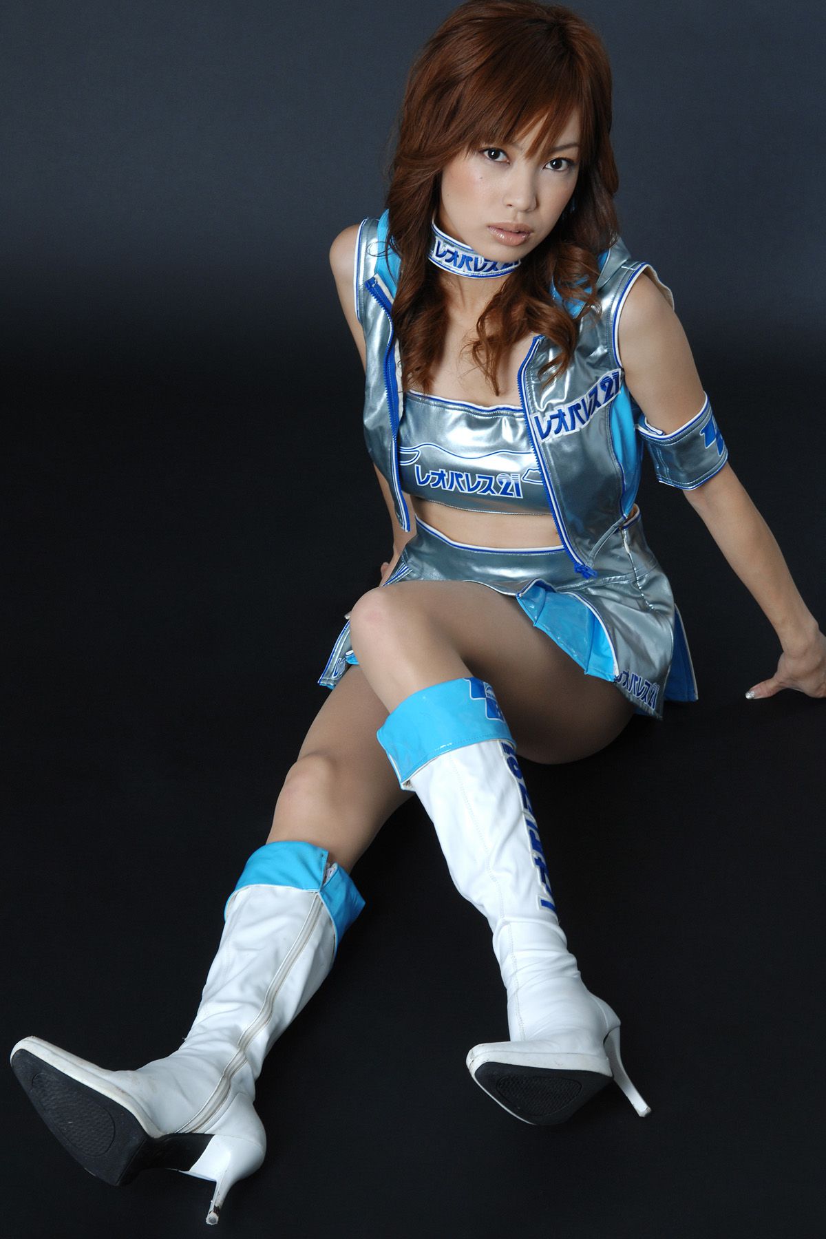 HRQ0087 Izumi Morita 森田泉美《赛车女郎+泳装高叉》-图14