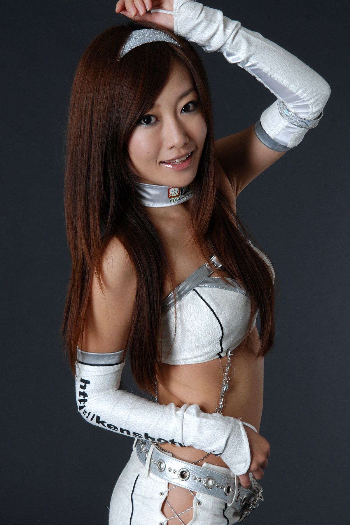 山中絢子《赛车女郎装+性感高叉》  HRQ0091-图6