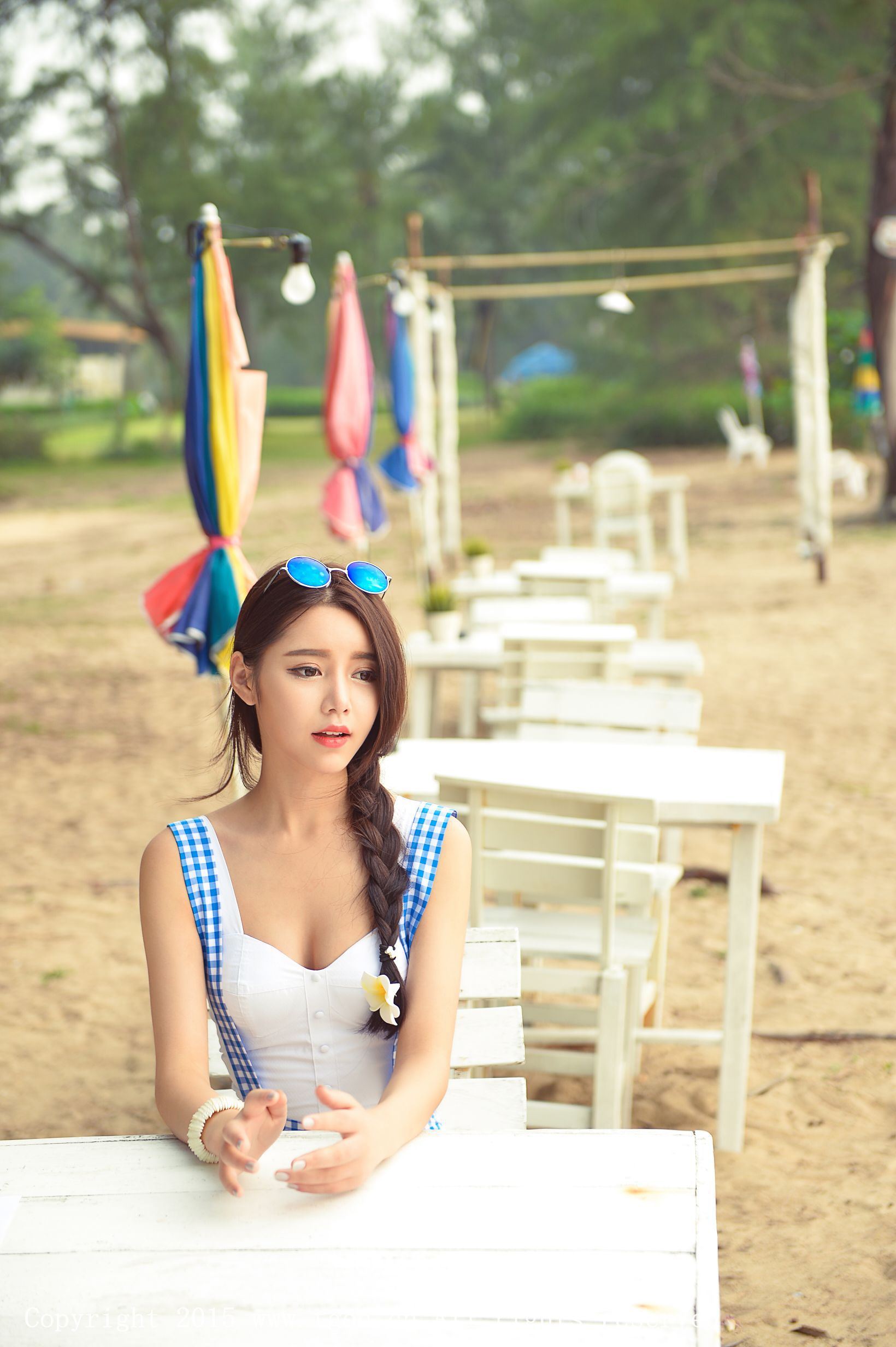徐妍馨Mandy《普吉岛旅拍》极品吊带短裤女神  写真集-图21