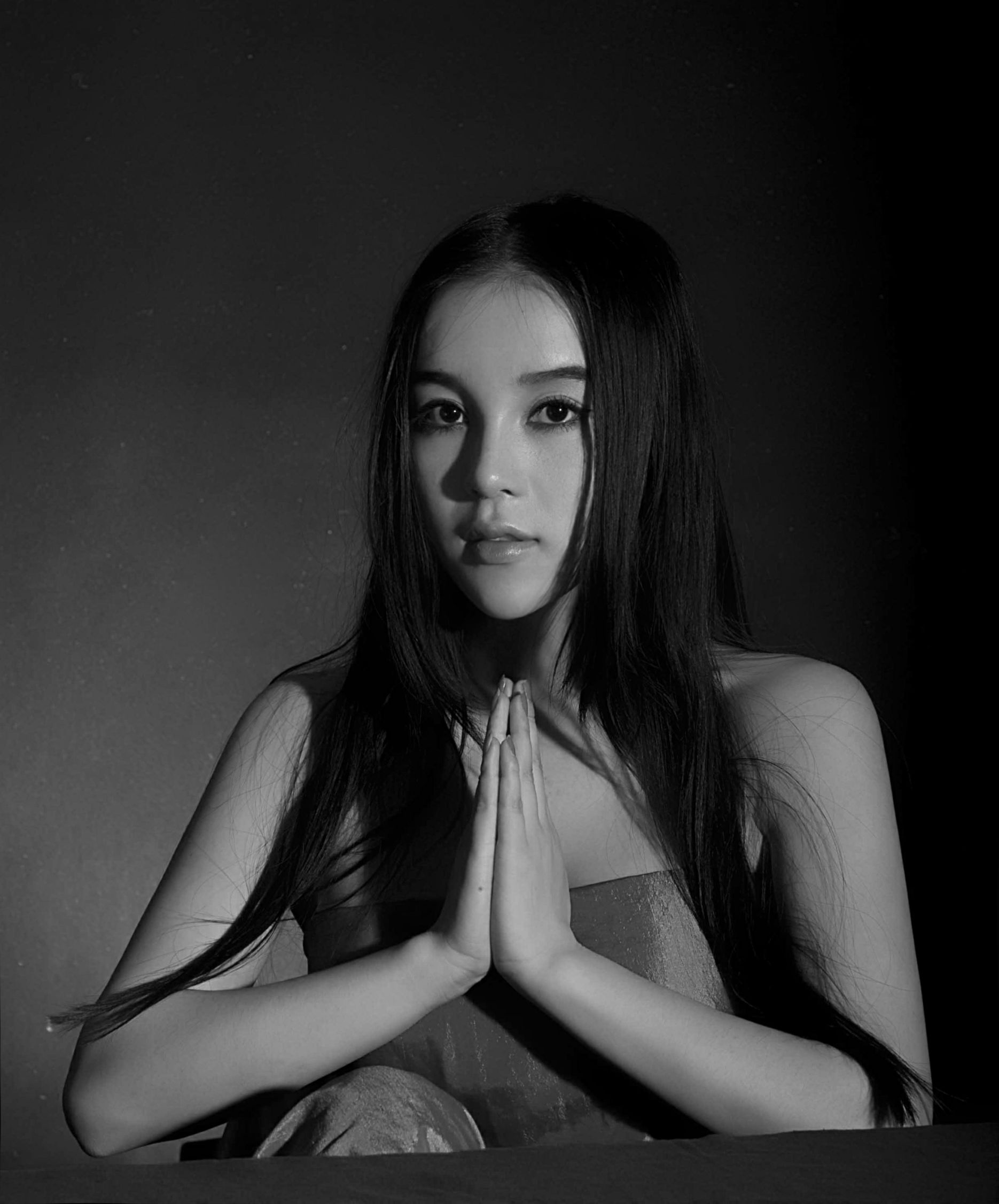 混血美女模特石一伊 棚拍图片-图11