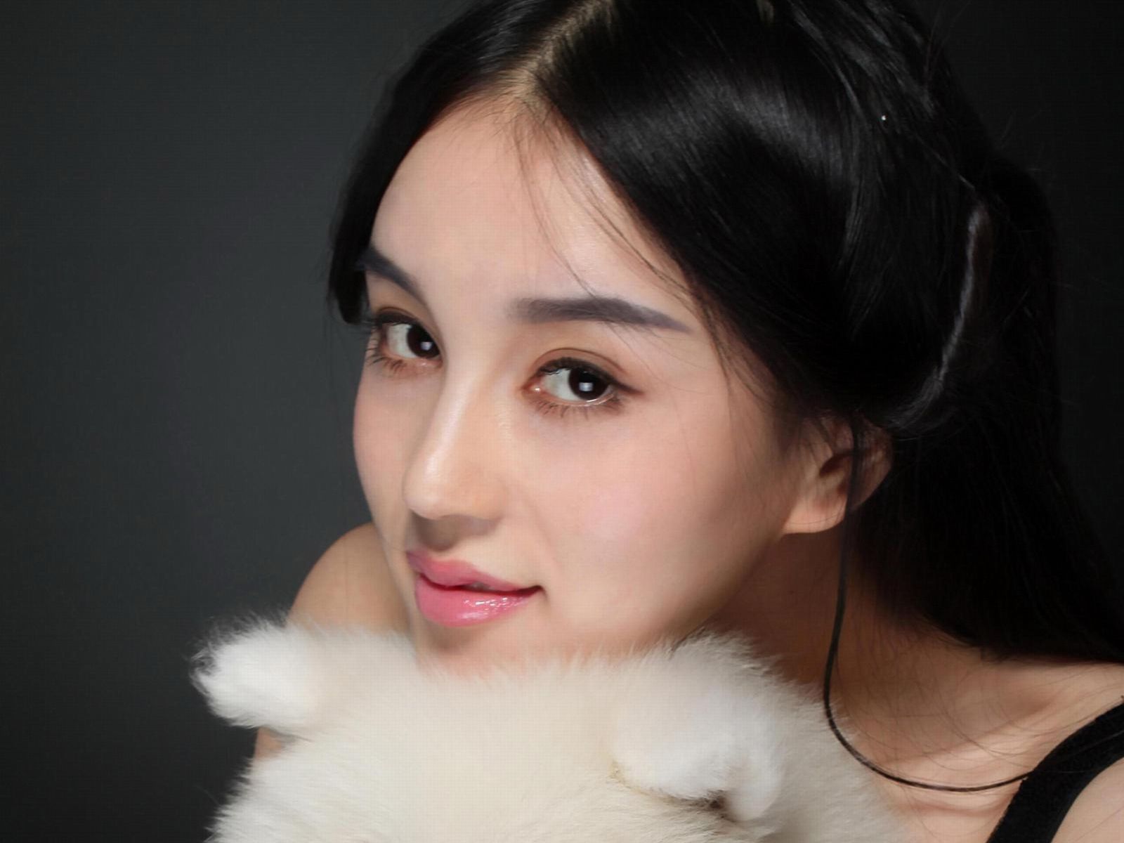 混血美女模特石一伊 棚拍图片-图17