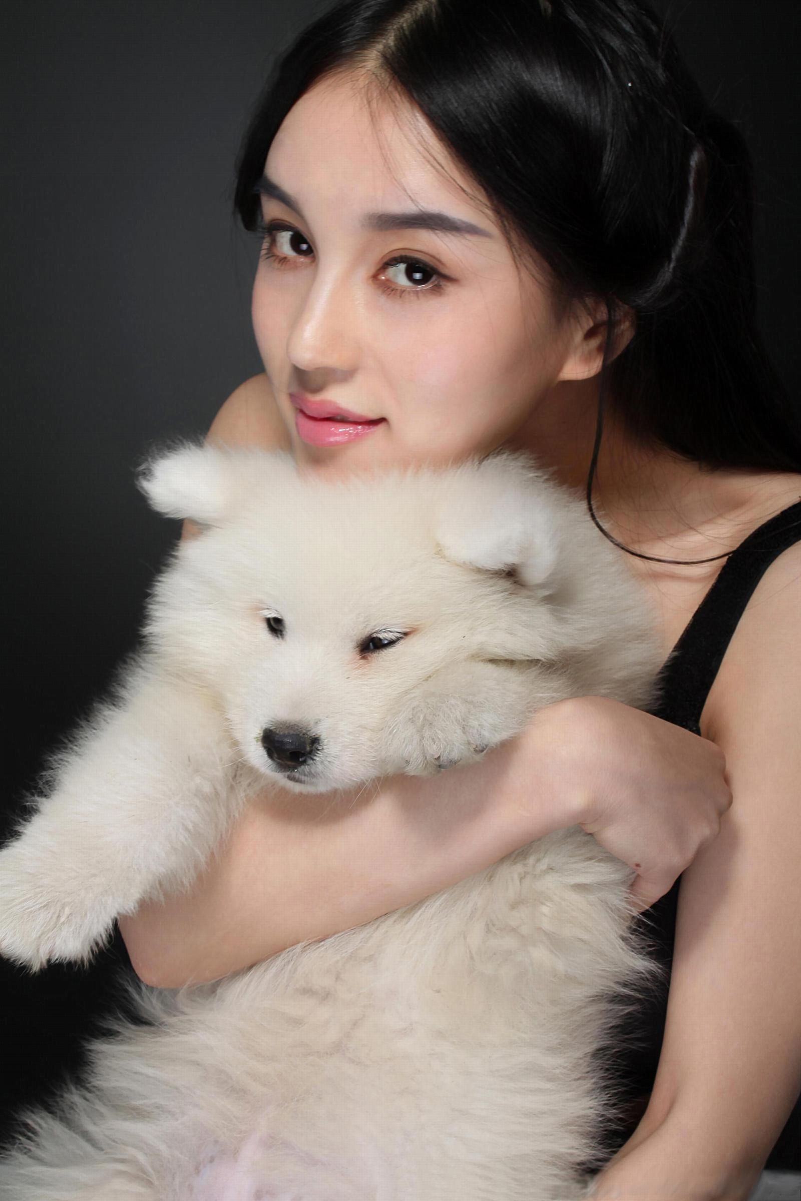 混血美女模特石一伊 棚拍图片-图22
