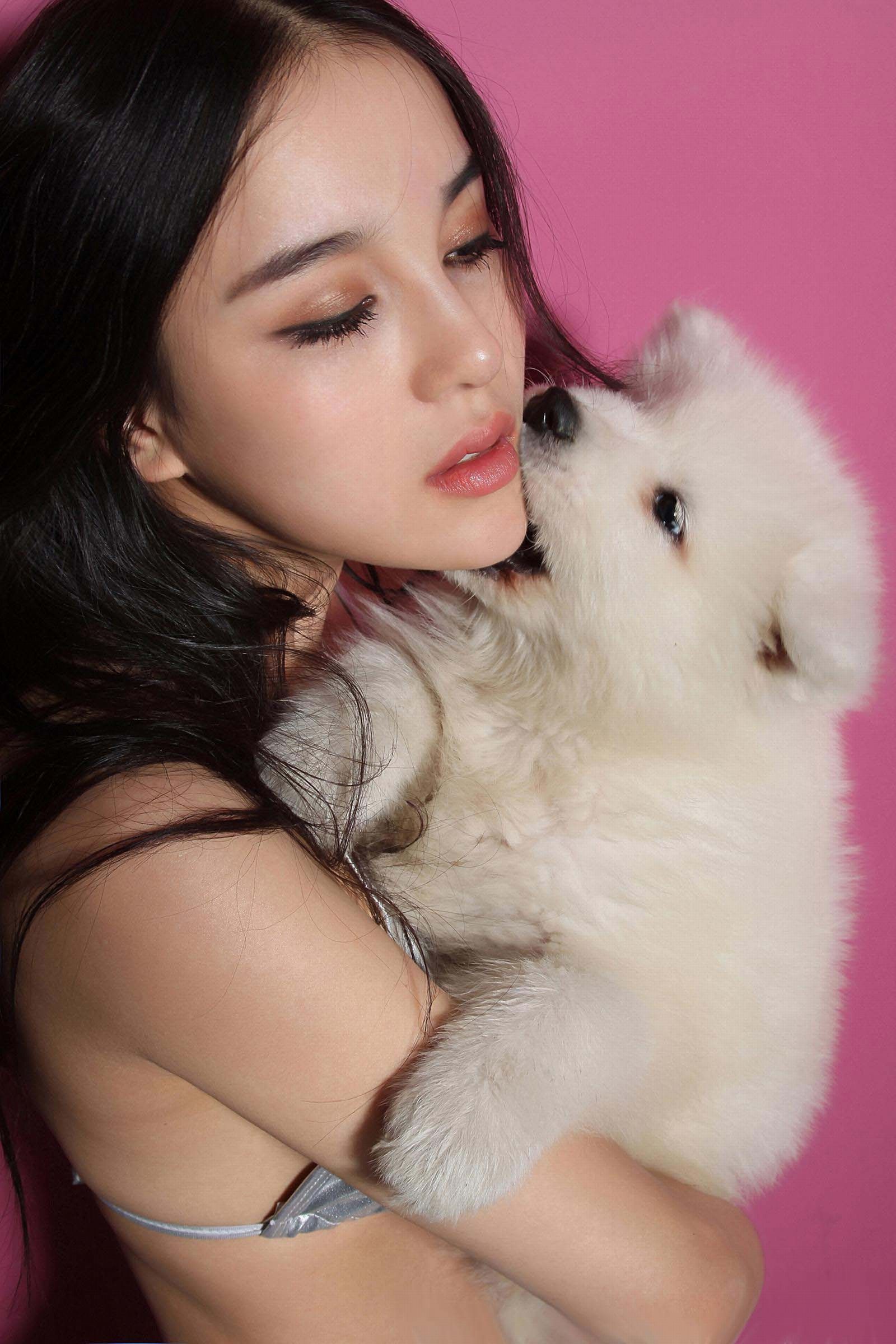 混血美女模特石一伊 棚拍图片-图23