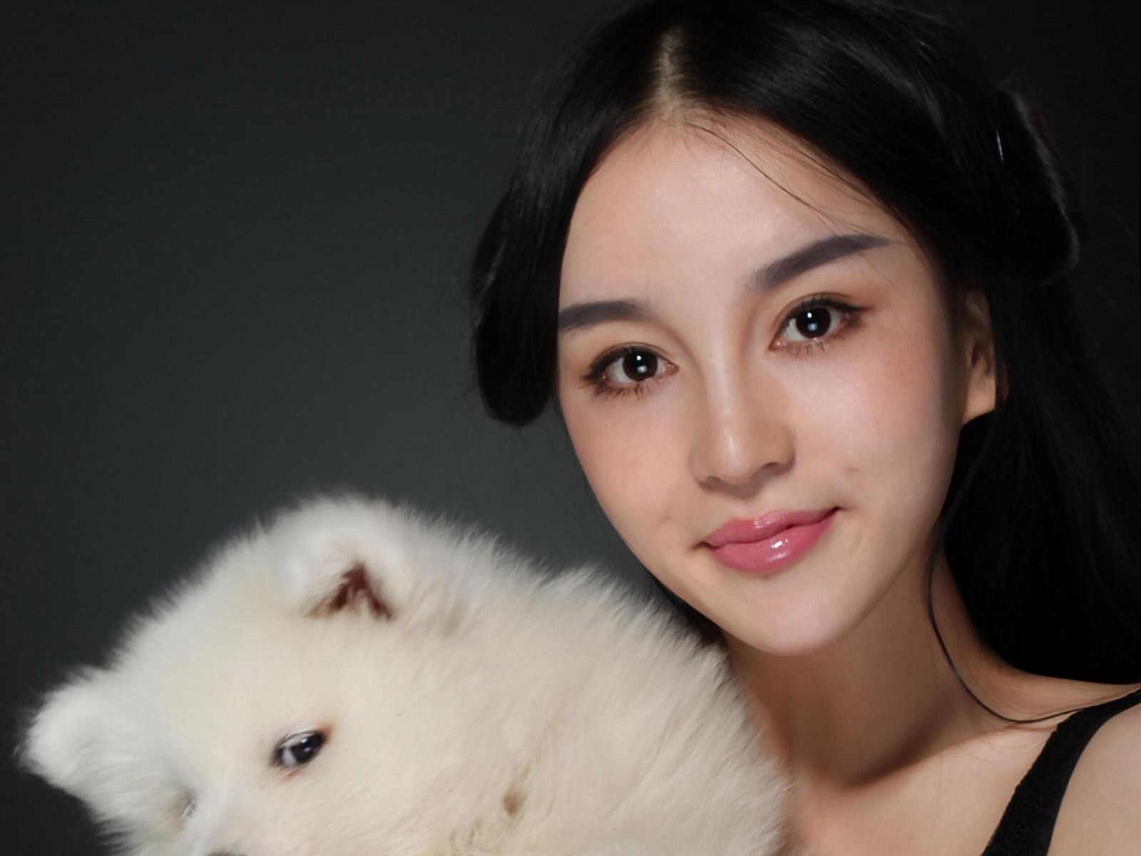 混血美女模特石一伊 棚拍图片-图26