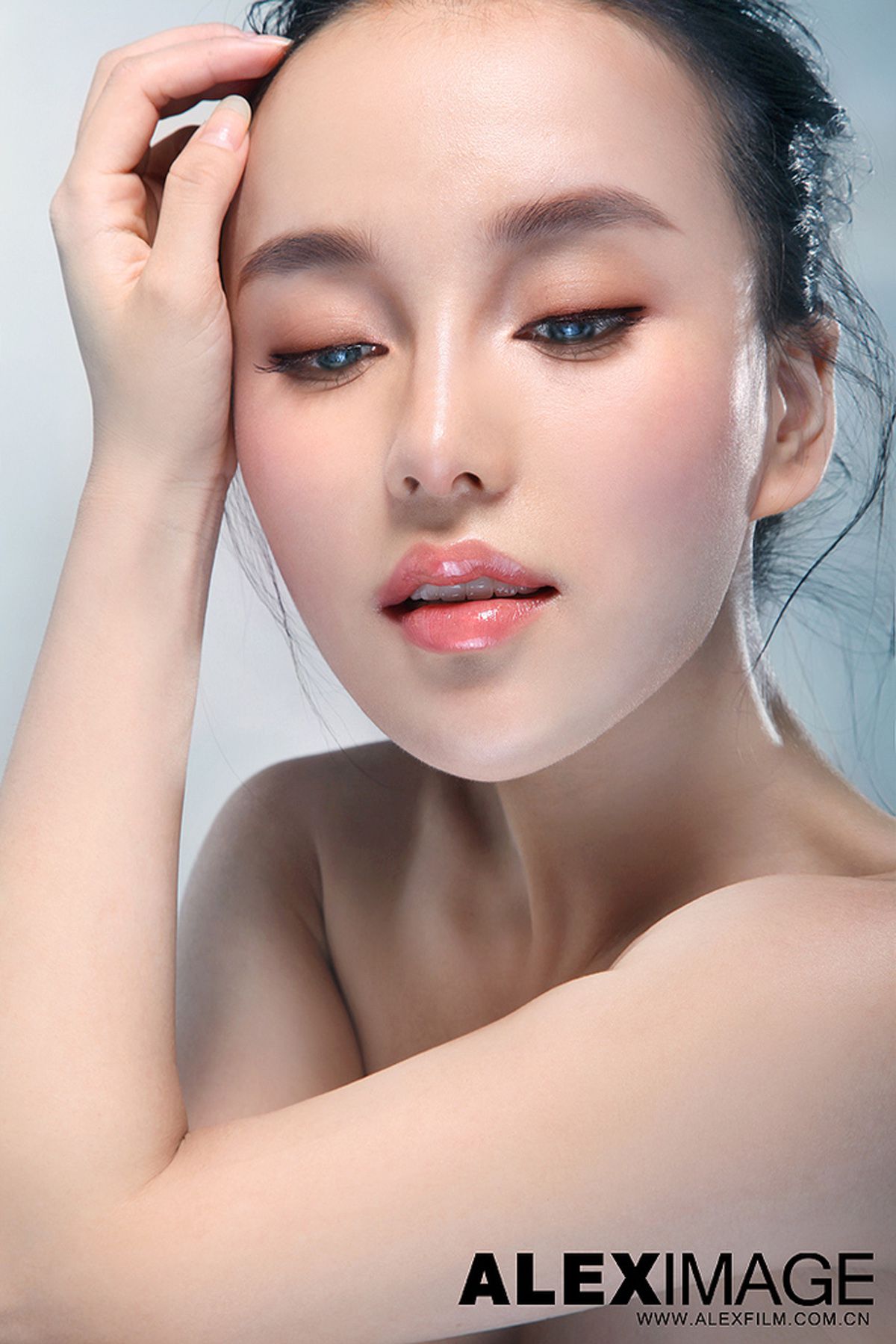 混血美女模特石一伊 棚拍图片-图35