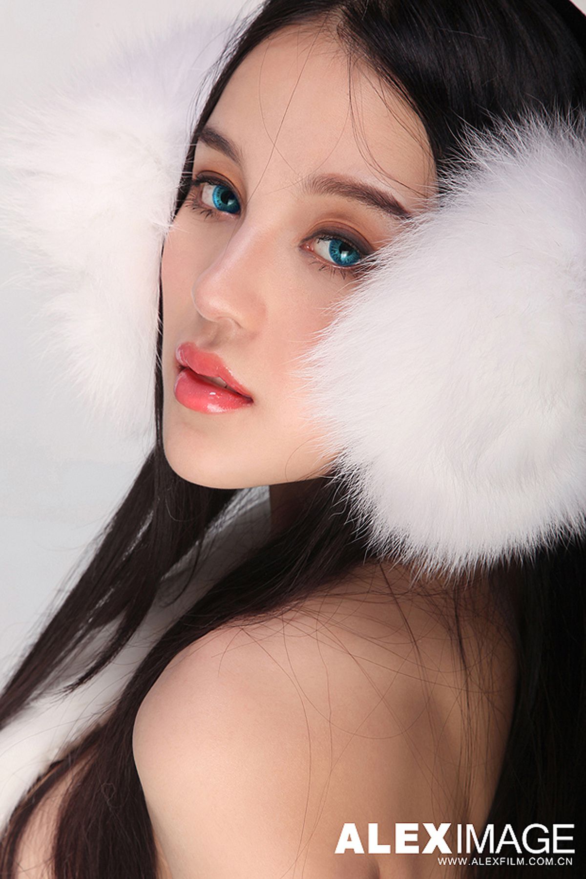 混血美女模特石一伊 棚拍图片-图41