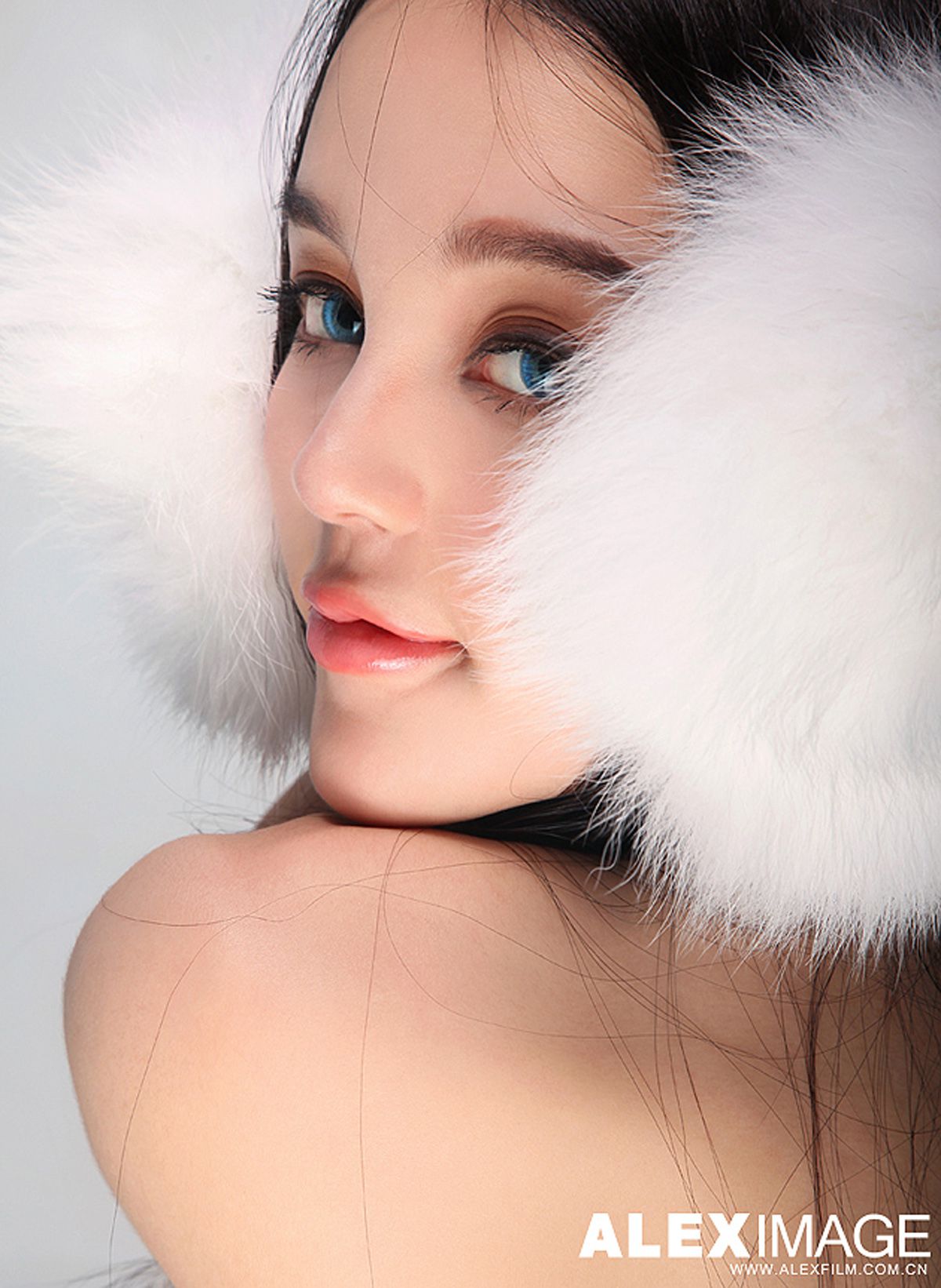 混血美女模特石一伊 棚拍图片-图44