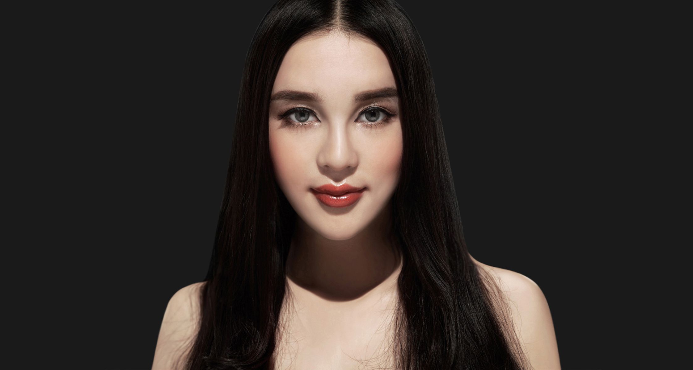 混血美女模特石一伊 棚拍图片-图4