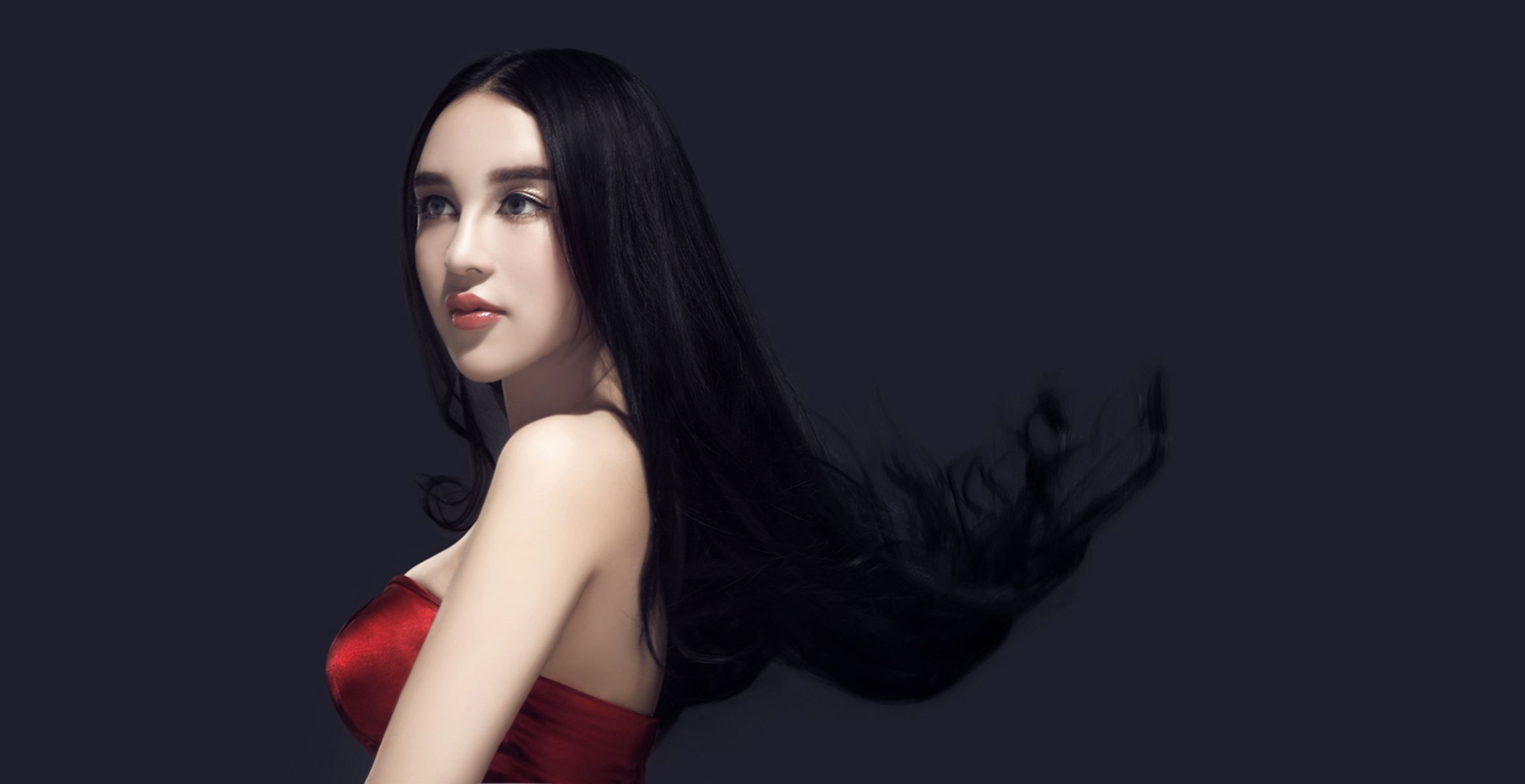 混血美女模特石一伊 棚拍图片-图6