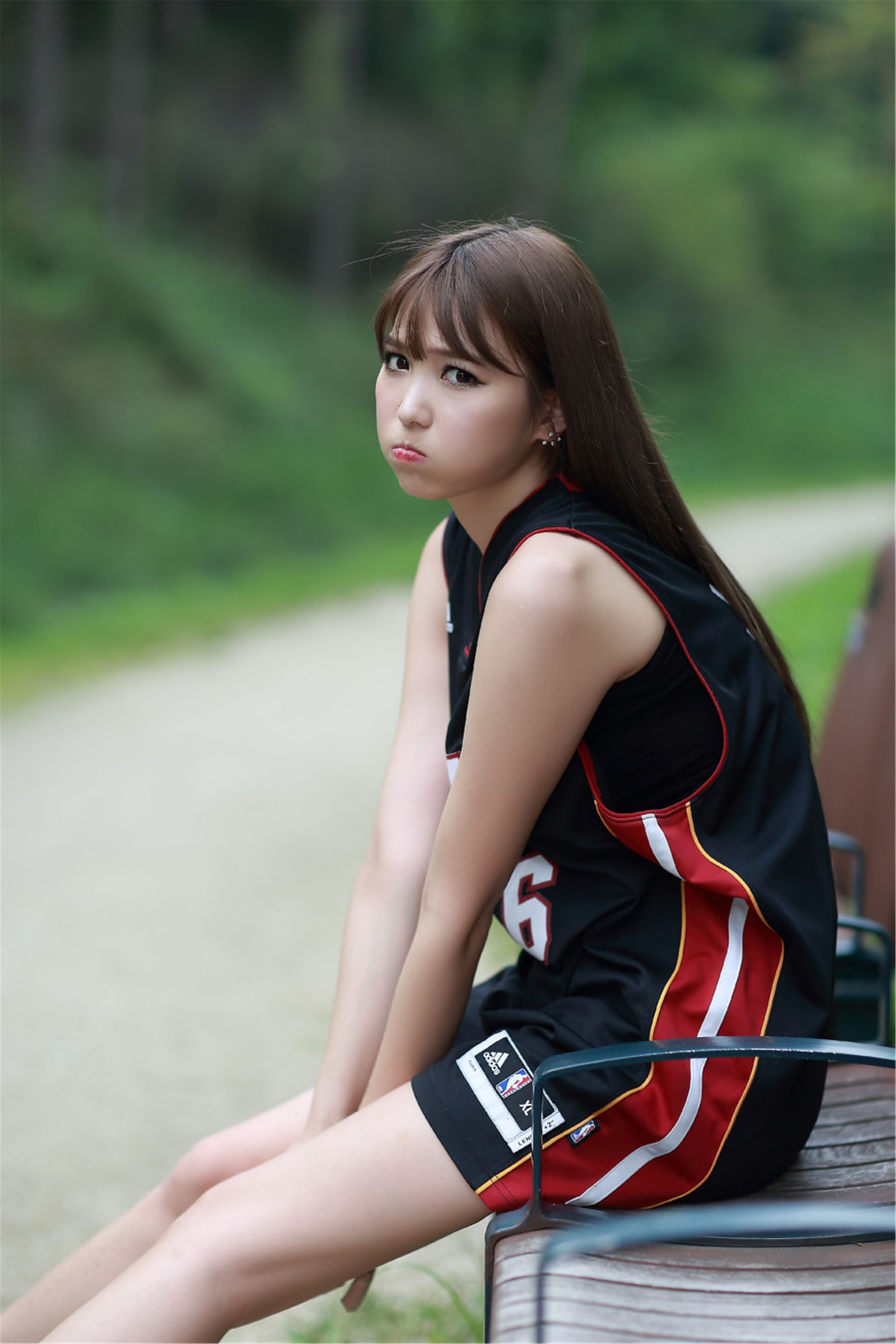 甜妹子李恩慧《篮球衣》外拍-图16