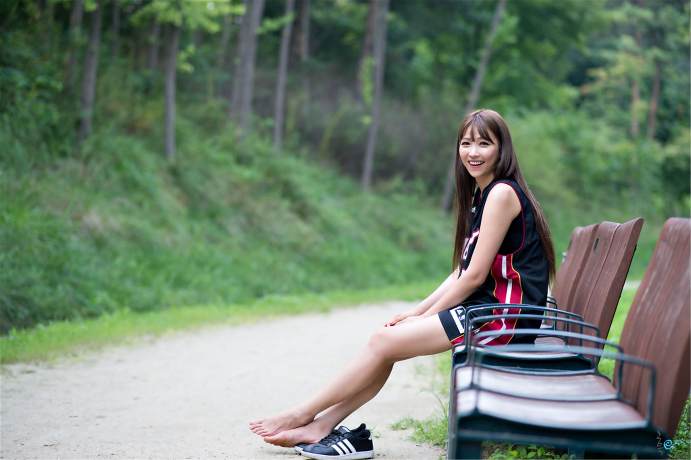 甜妹子李恩慧《篮球衣》外拍-图18