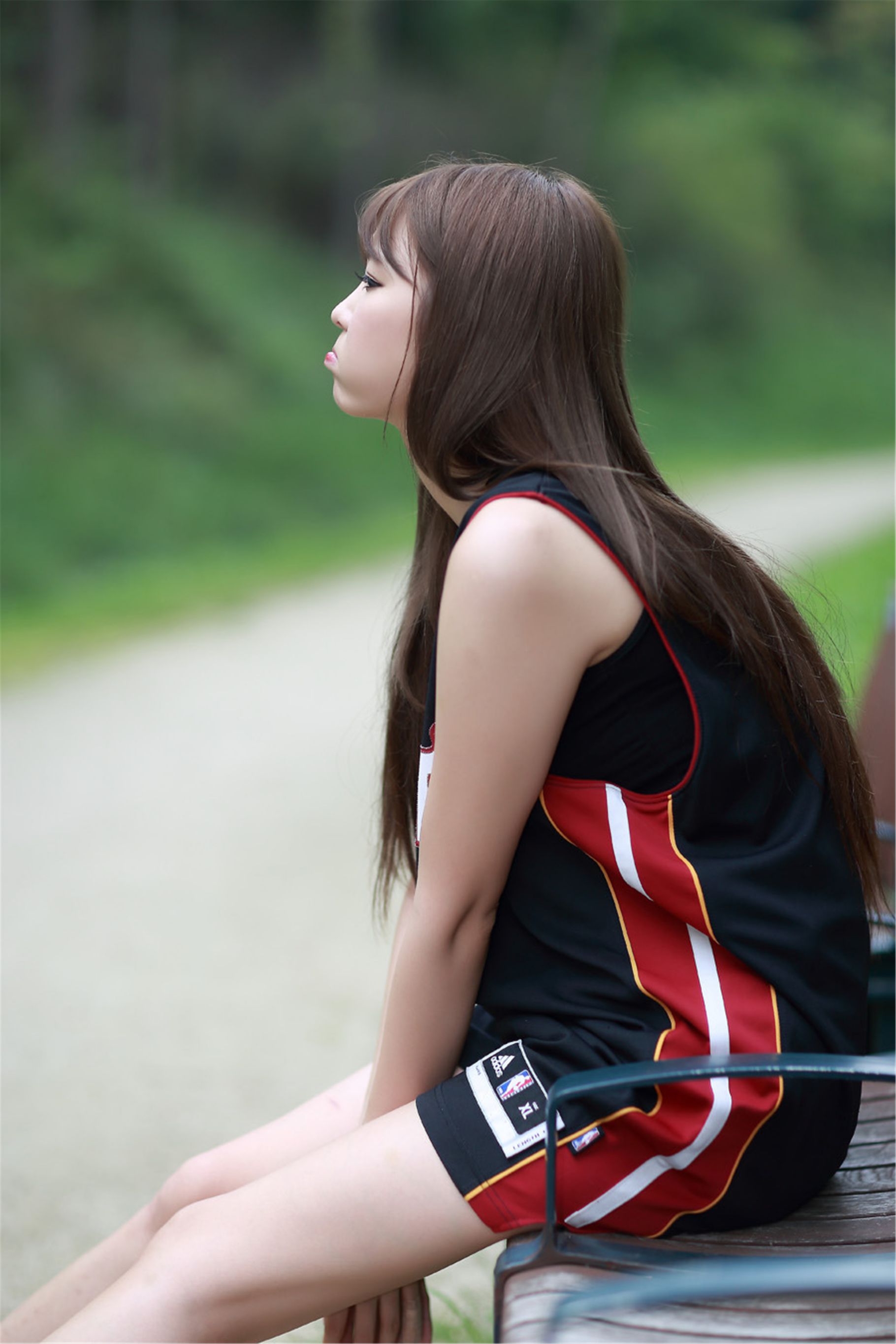 甜妹子李恩慧《篮球衣》外拍-图19