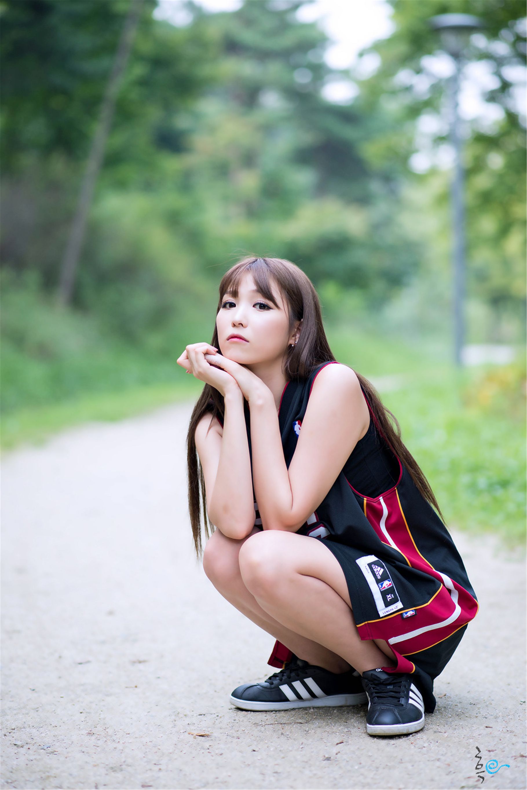 甜妹子李恩慧《篮球衣》外拍-图23