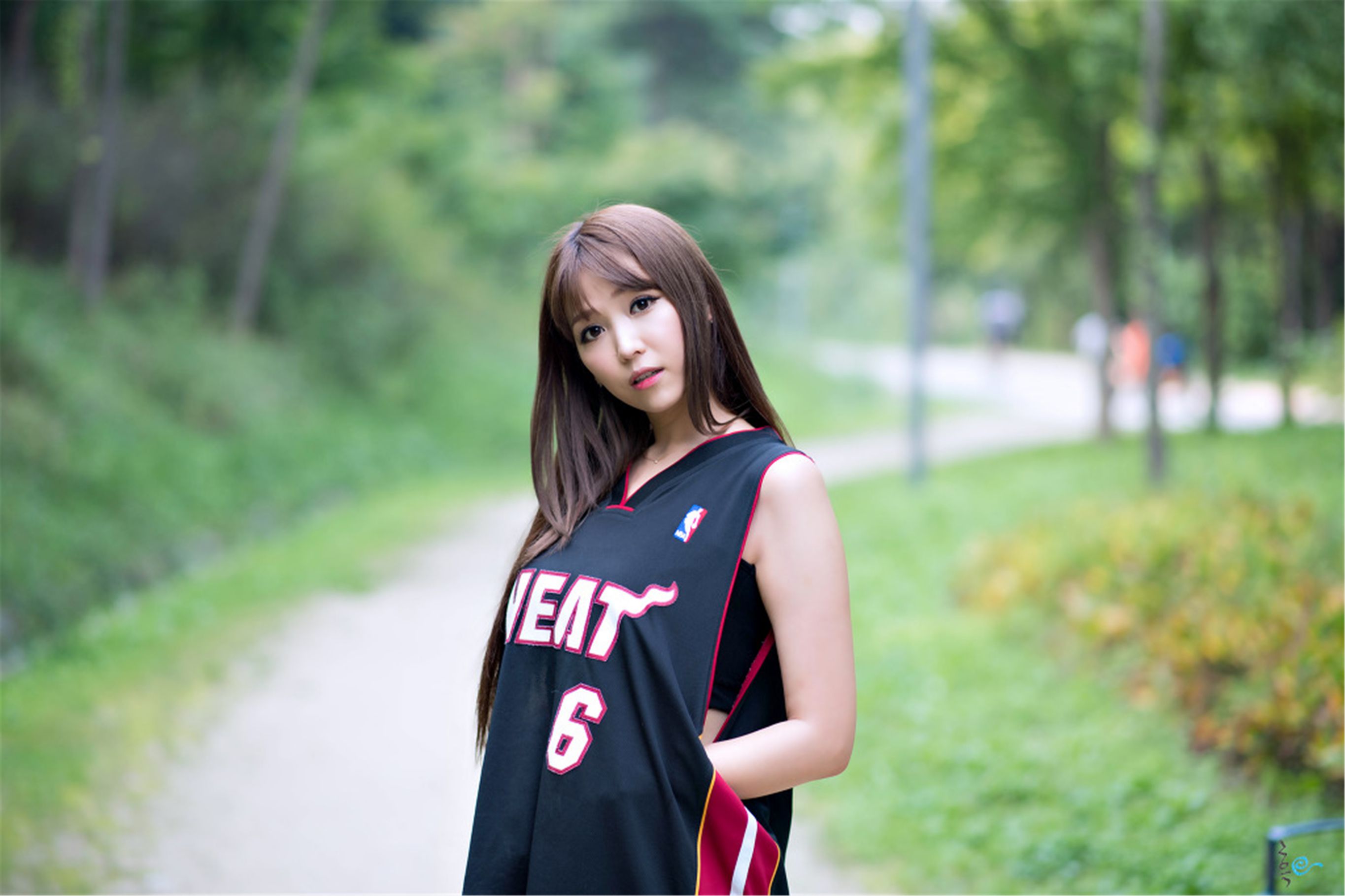 甜妹子李恩慧《篮球衣》外拍-图25