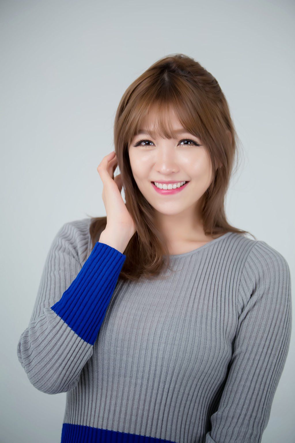 李恩慧《蓝色套裙职场美女系列》-图24