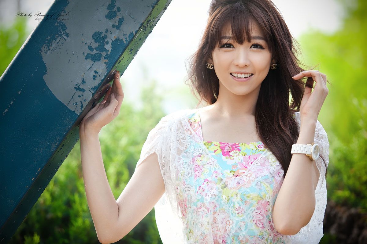 李恩慧《公园外拍连衣裙系列》-图9