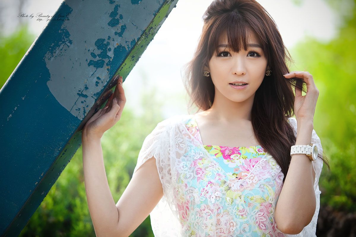 李恩慧《公园外拍连衣裙系列》-图11