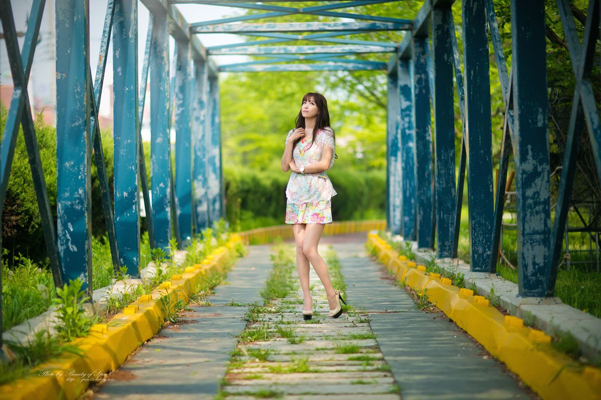 李恩慧《公园外拍连衣裙系列》-图16