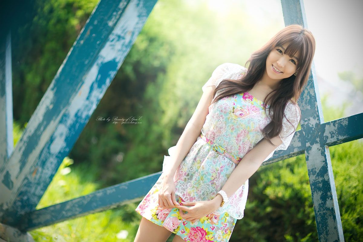 李恩慧《公园外拍连衣裙系列》-图18