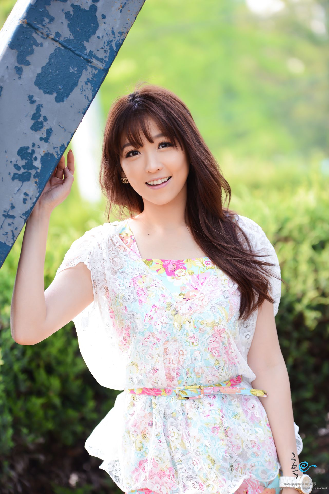 李恩慧《公园外拍连衣裙系列》-图30