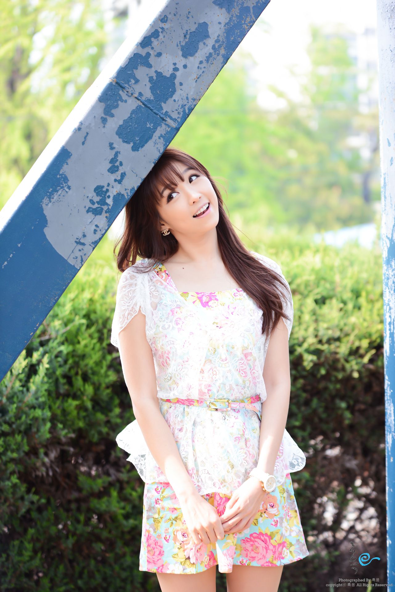李恩慧《公园外拍连衣裙系列》-图31