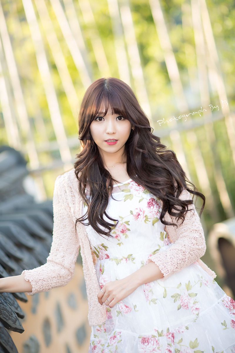 李恩慧《公园外拍连衣裙系列》-图4