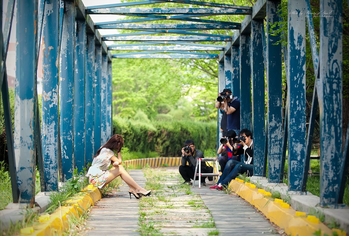 李恩慧《公园外拍连衣裙系列》-图6