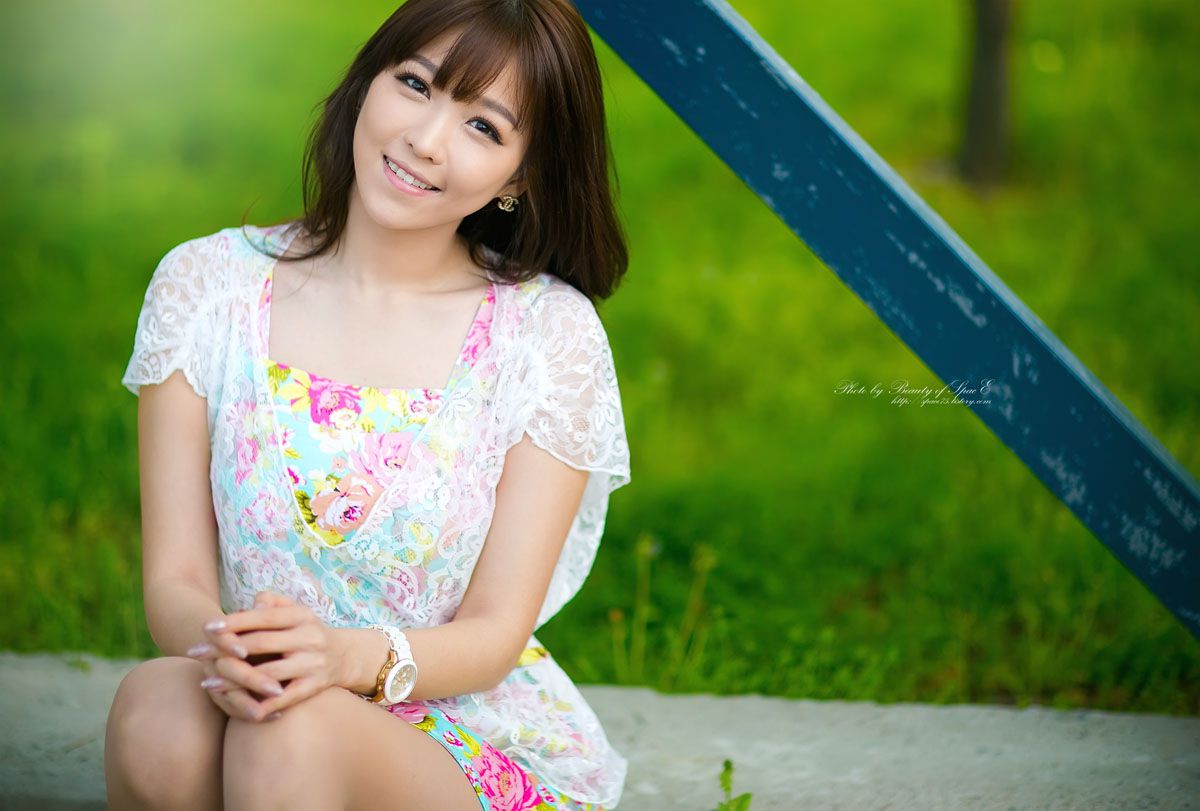 李恩慧《公园外拍连衣裙系列》-图7