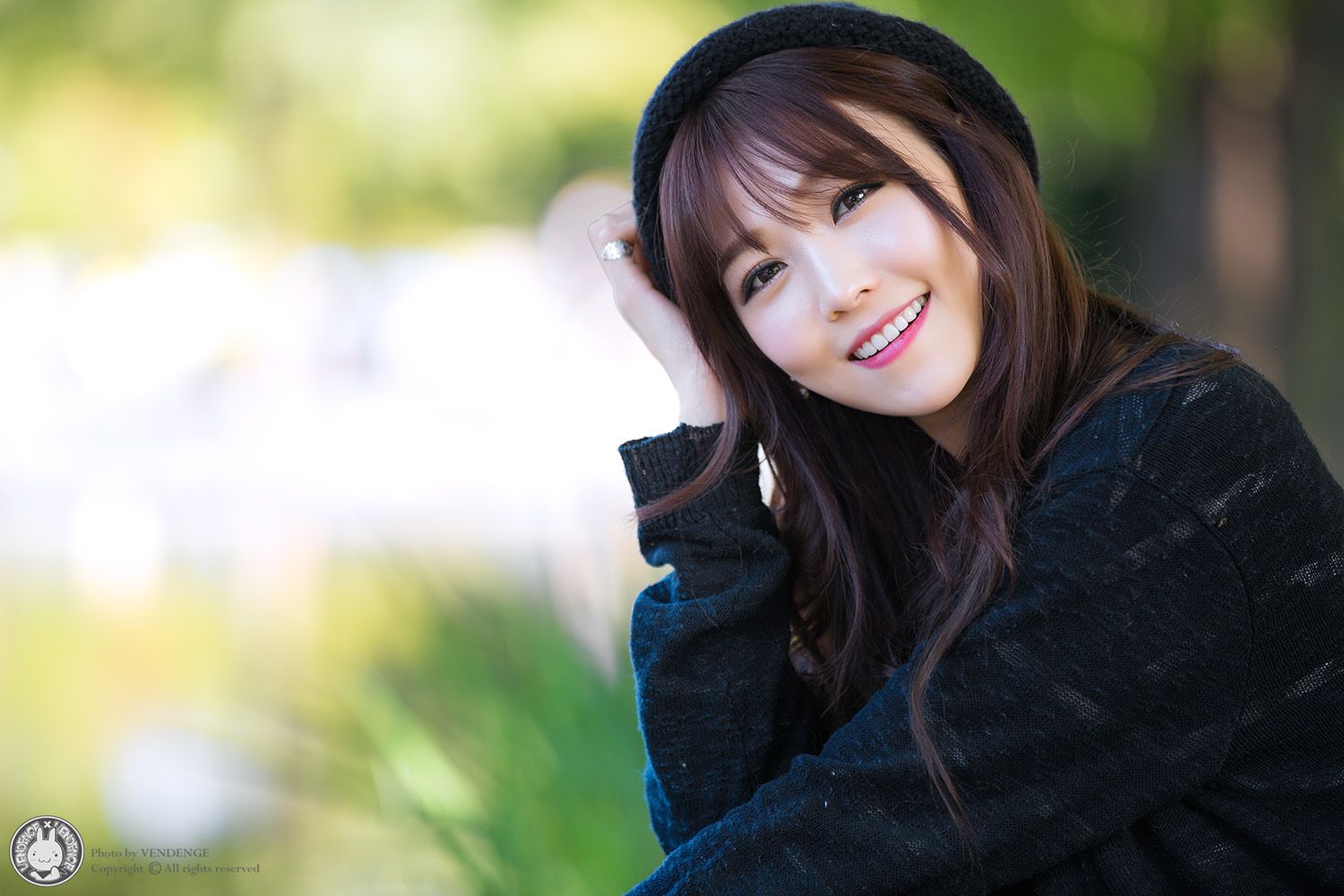 李二慧《外拍清新可爱长筒袜系列》-图1