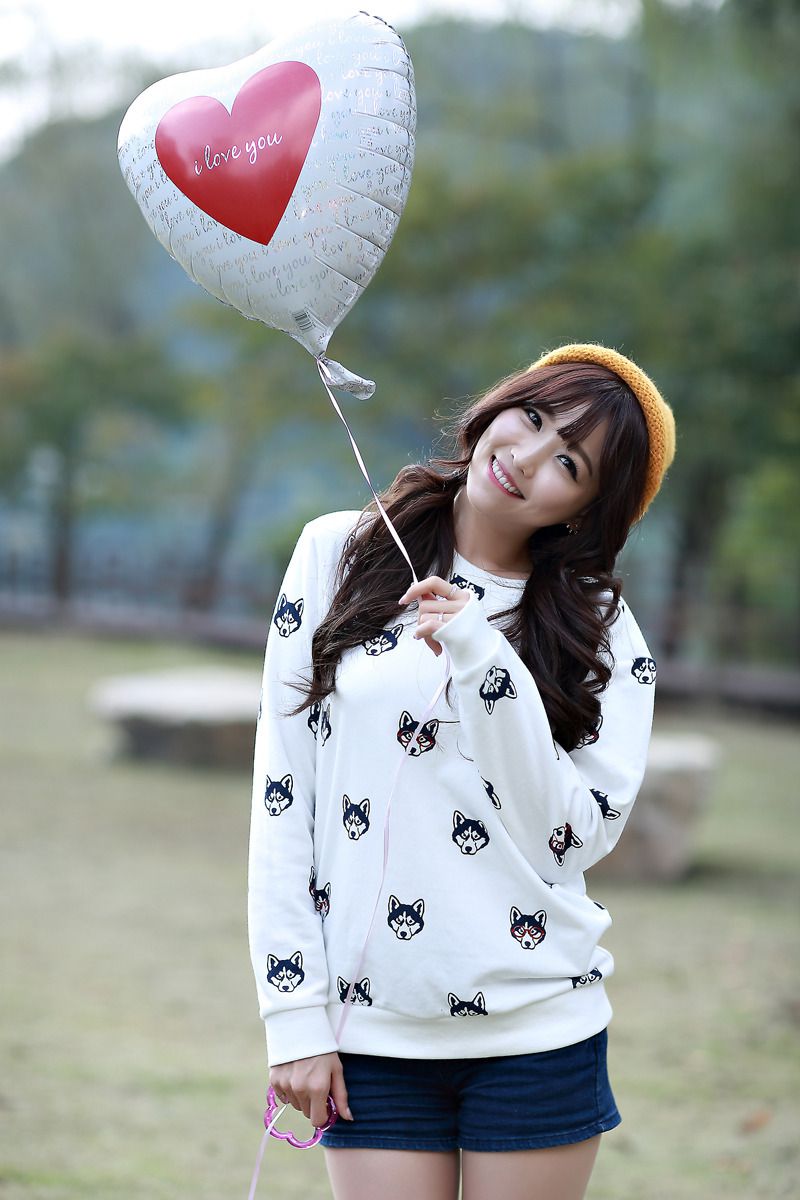 李二慧《外拍清新可爱长筒袜系列》-图29