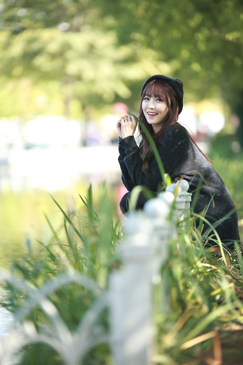 李二慧《外拍清新可爱长筒袜系列》-图33