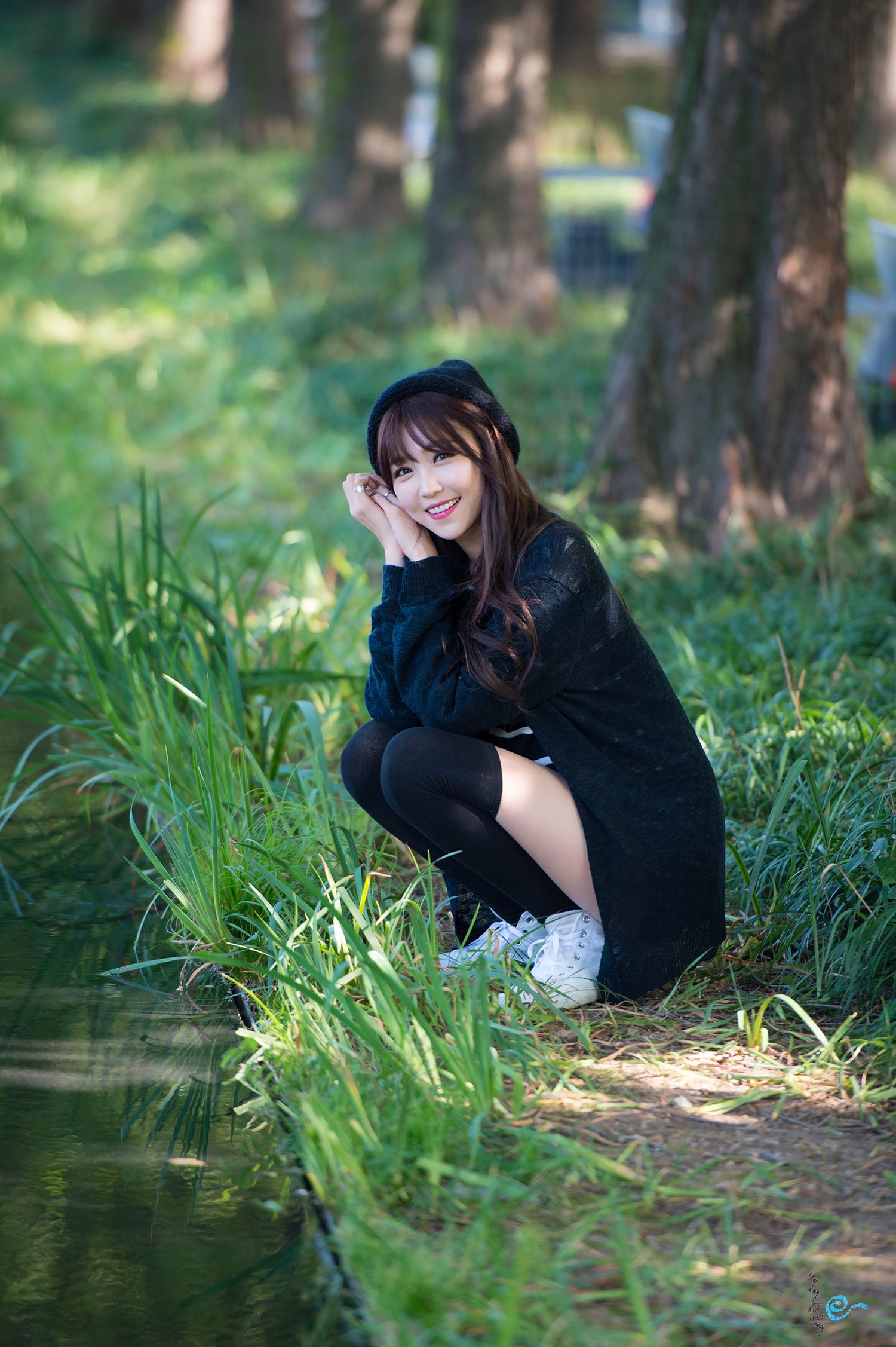 李二慧《外拍清新可爱长筒袜系列》-图42