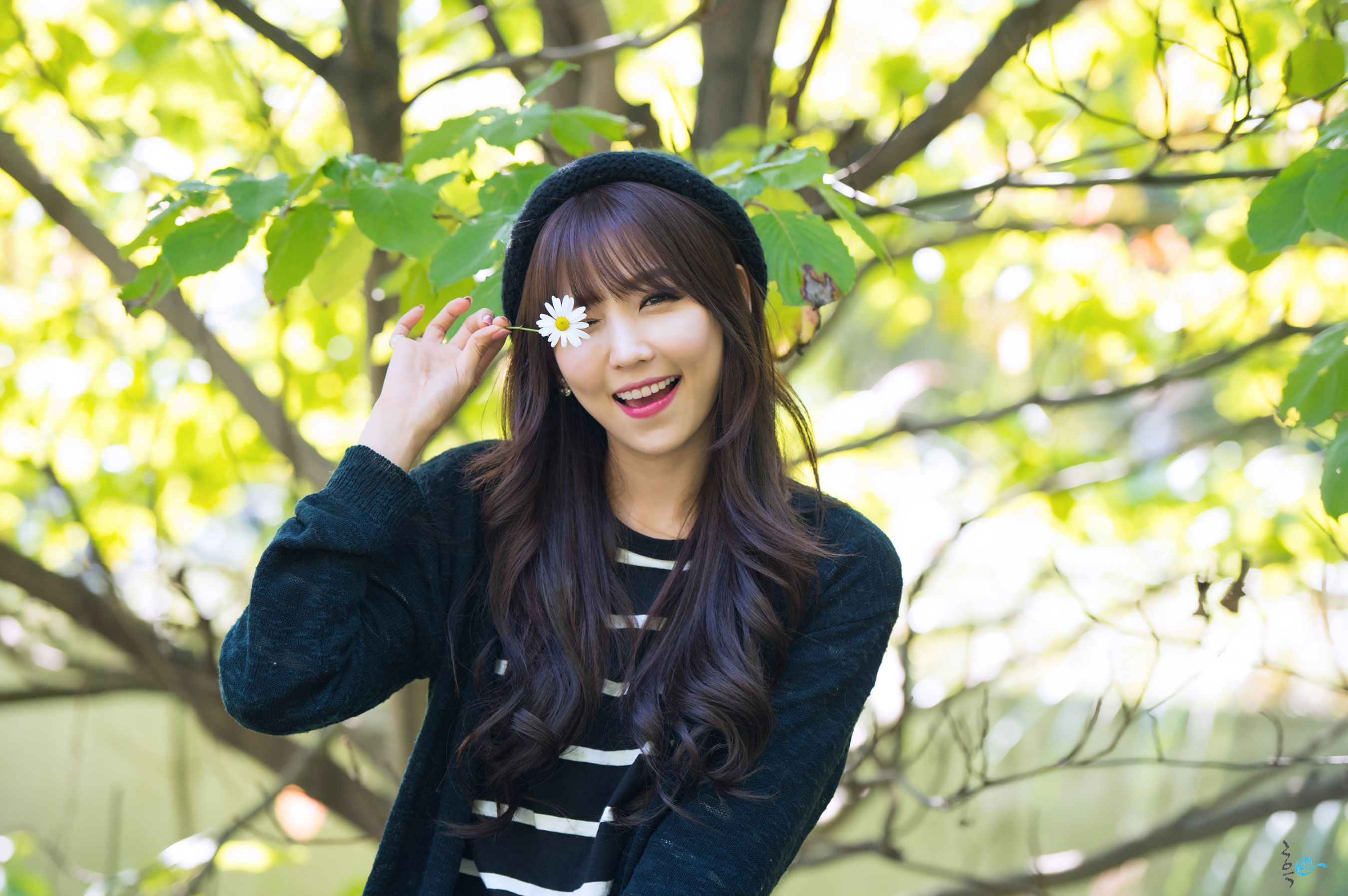 李二慧《外拍清新可爱长筒袜系列》-图46