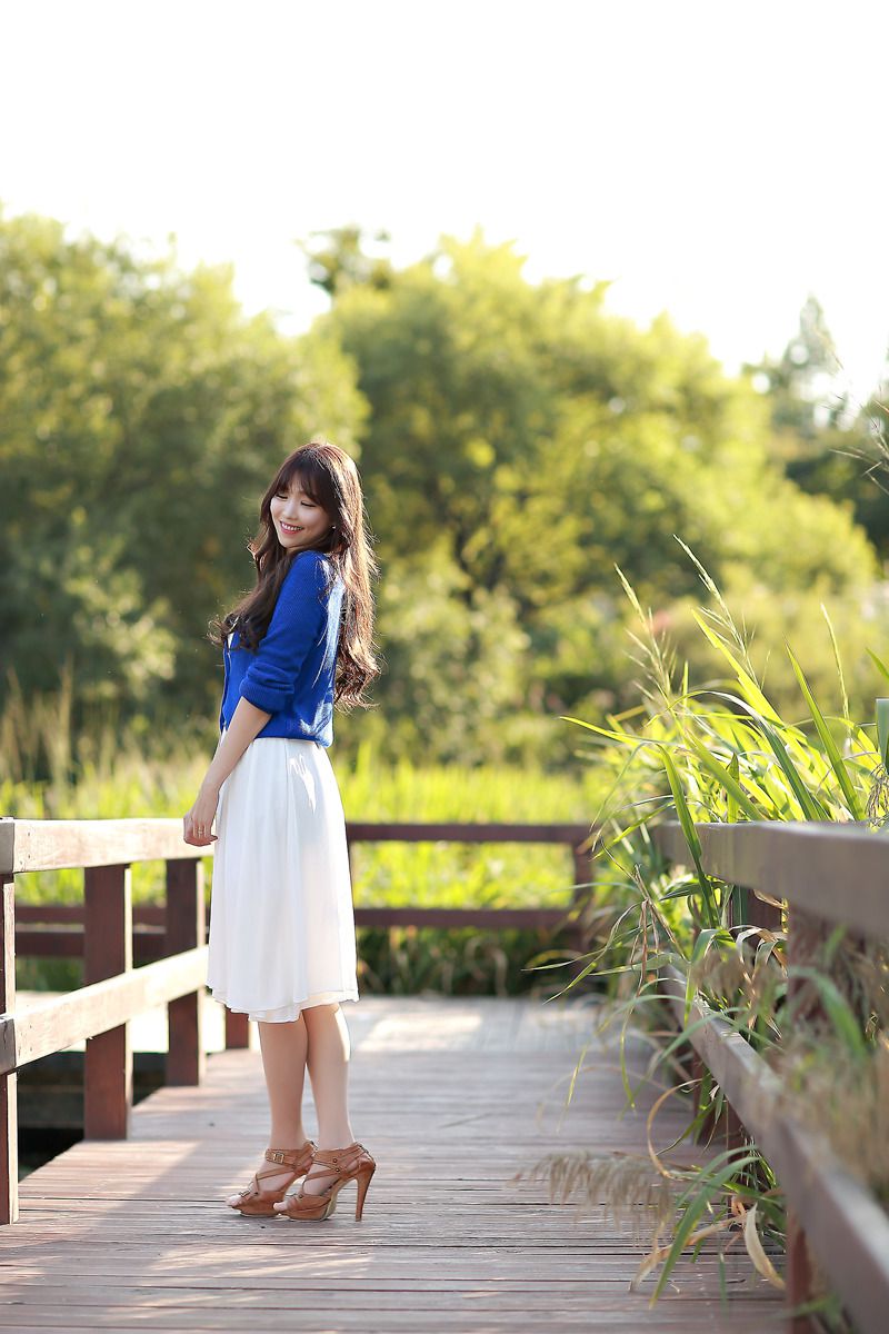 韩国女神李二慧《外拍唯美长裙系列》-图9