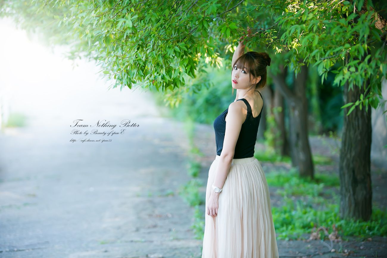 韩国女神李二慧《外拍唯美长裙系列》-图102